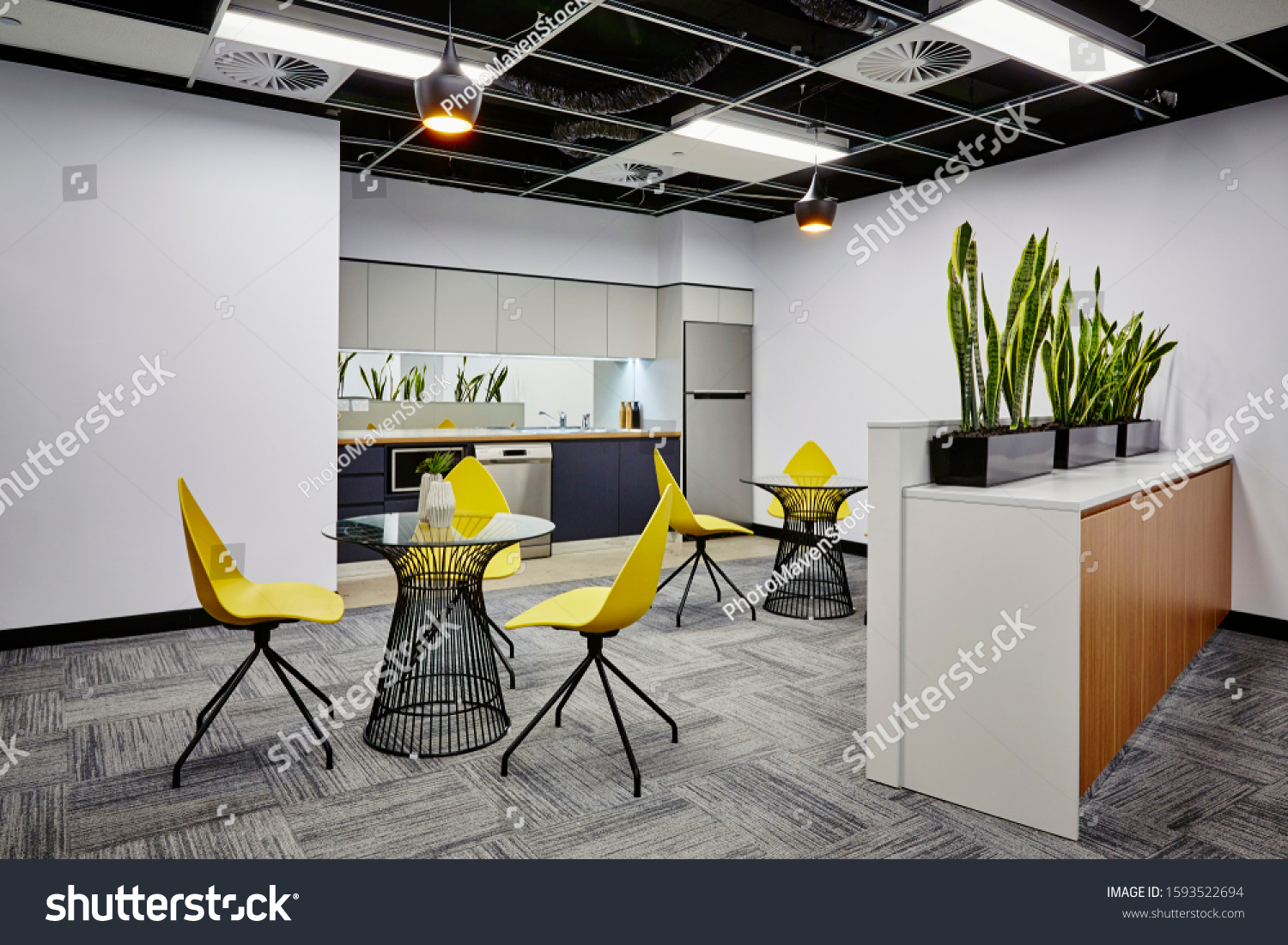 Interior Photography Modern Office Break Out Stock Photo 1593522694 ...