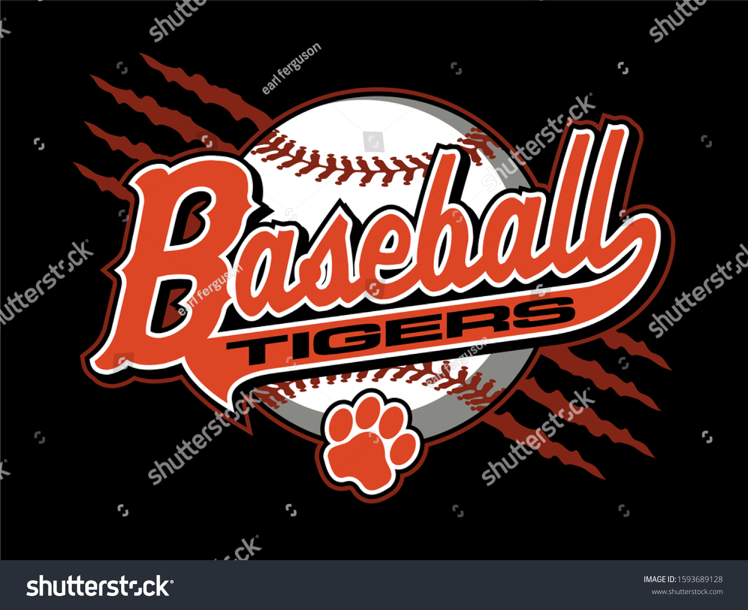 1,588 Tiger baseball Images, Stock Photos & Vectors | Shutterstock