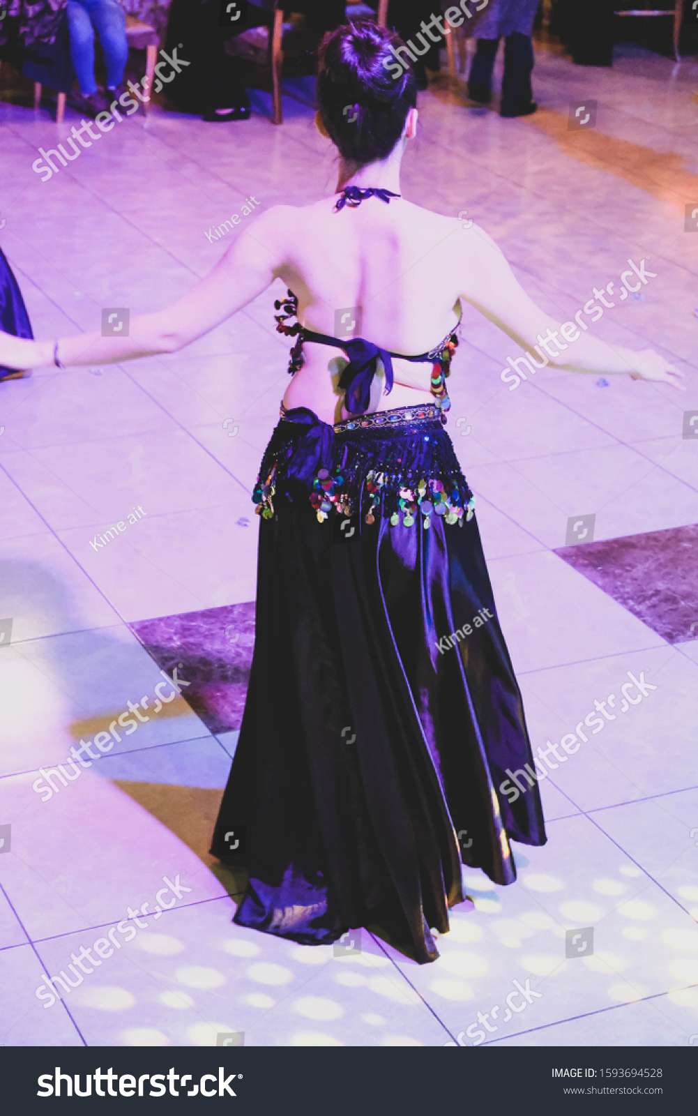 Turkish Female Belly Dancer Wearing Costume Stock Photo Shutterstock