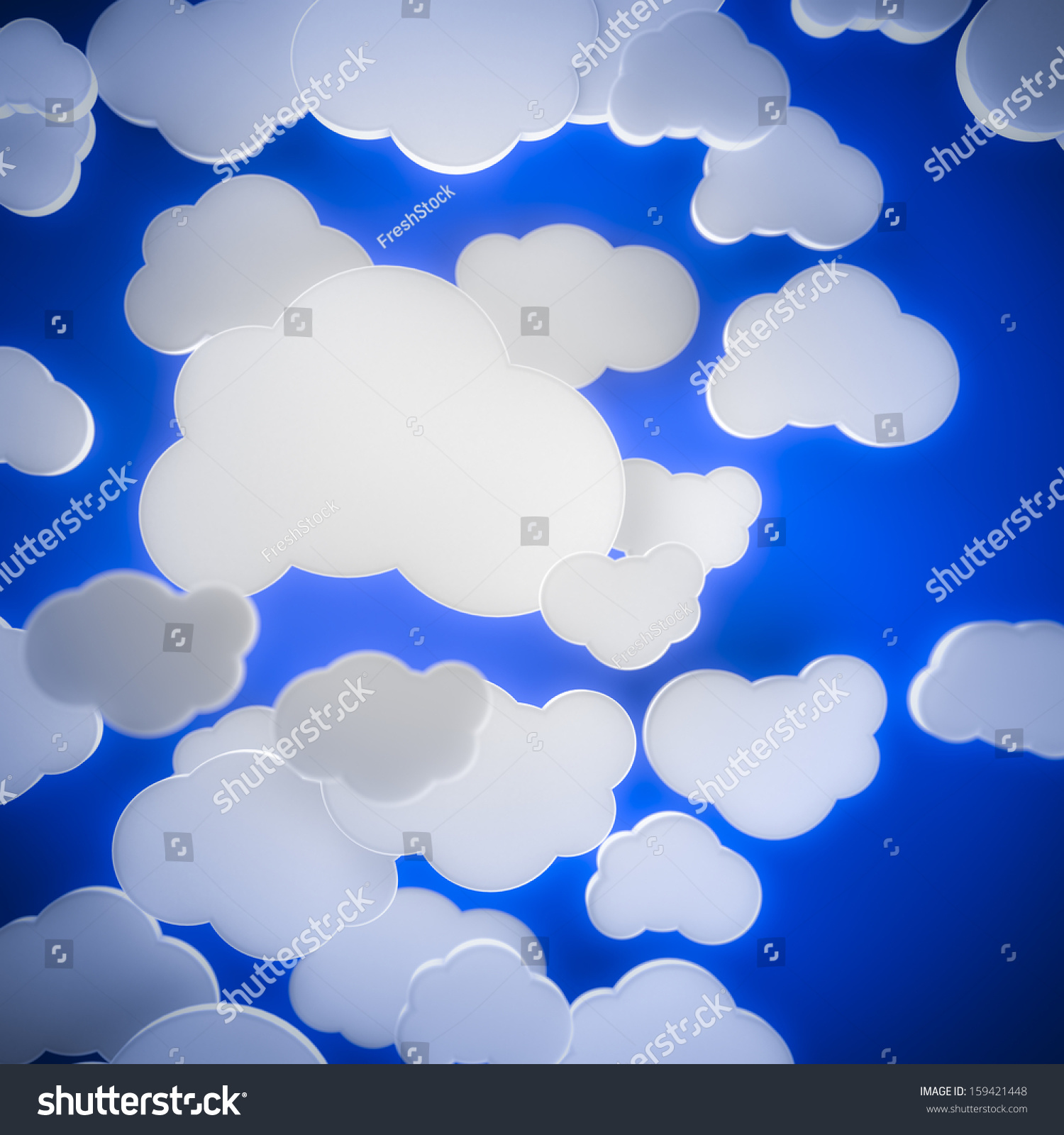 cloudy sky background clipart technology