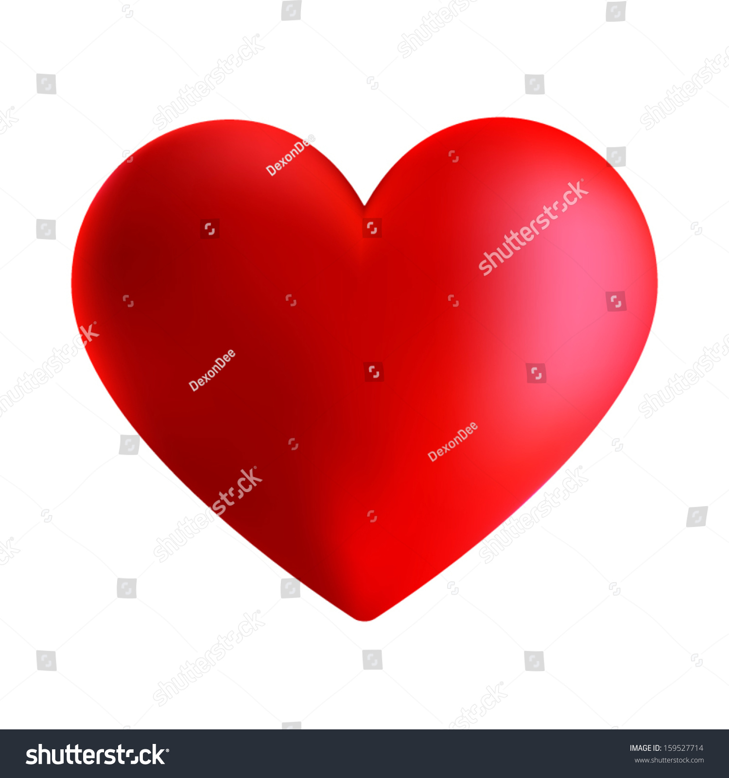 Heart Vector Illustrator Stock Vector (royalty Free) 159527714 