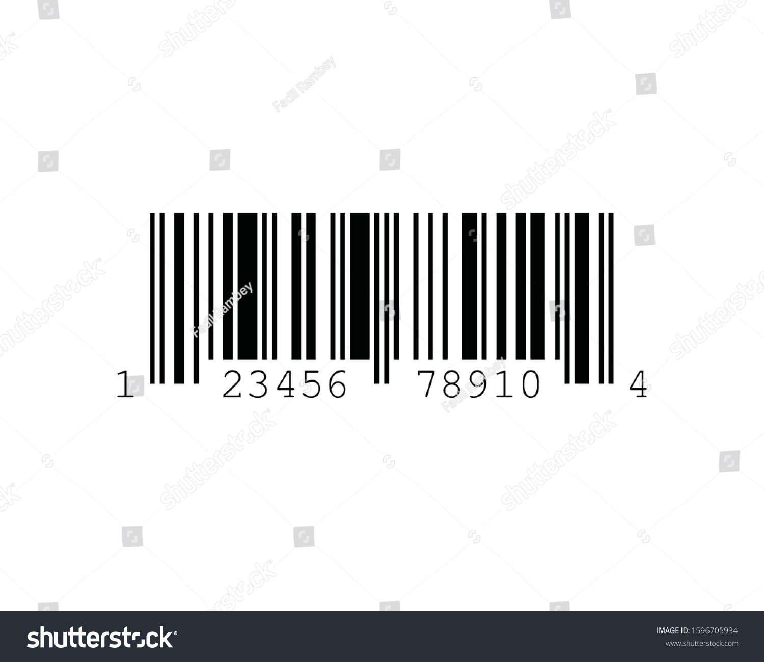 Upca Barcode Standards Sample Upc Stock Vector (Royalty Free ...