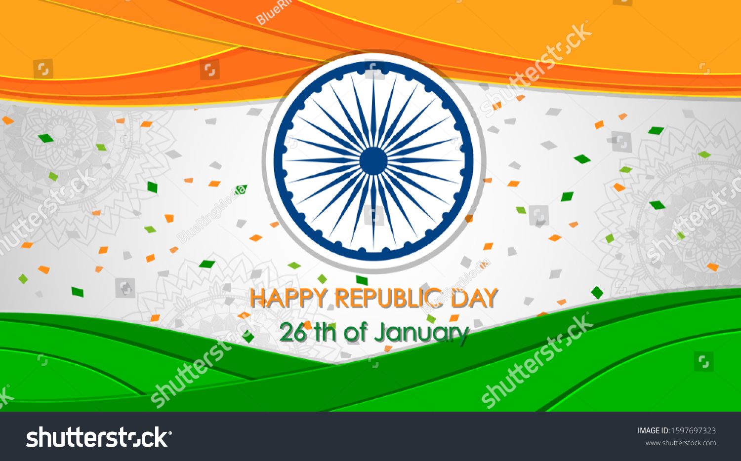 Background Design Public Holiday India Illustration Stock Vector ...