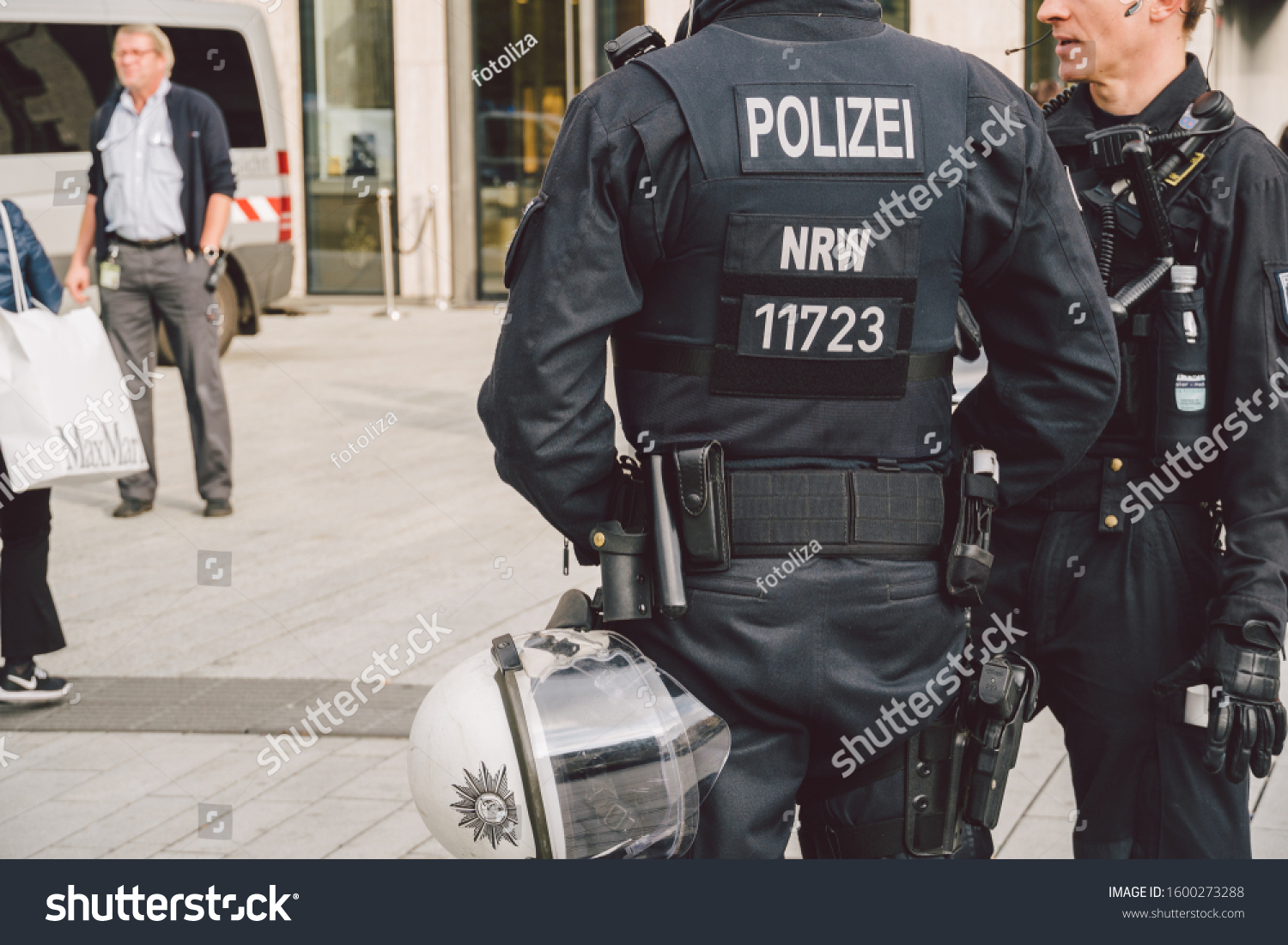 German Police Officer Riot Police Germany Stock Photo 1600273288 ...