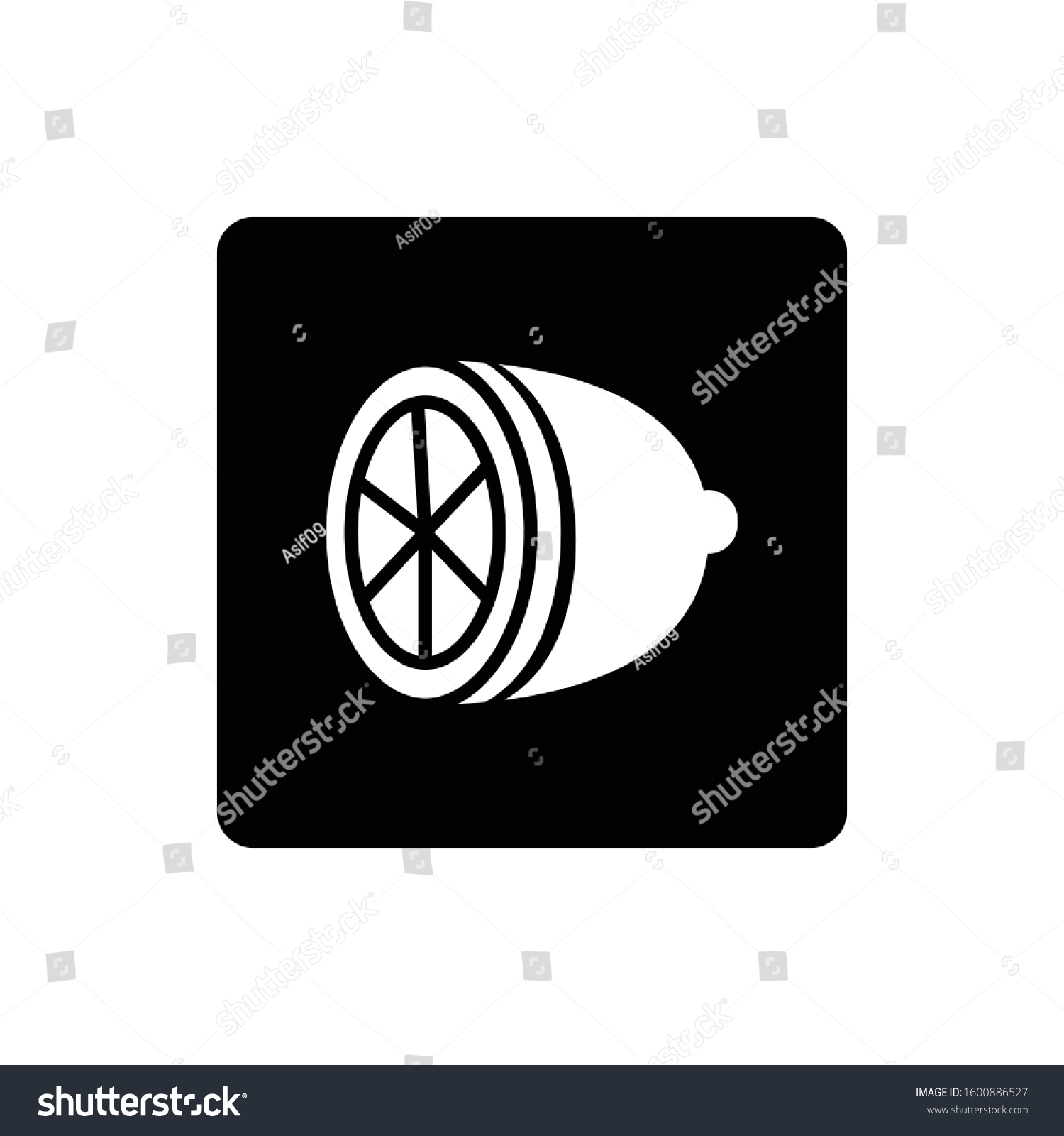 Lemon Icon Vector Lemon Fruit Icon Stock Vector Royalty Free 1600886527 Shutterstock 0868