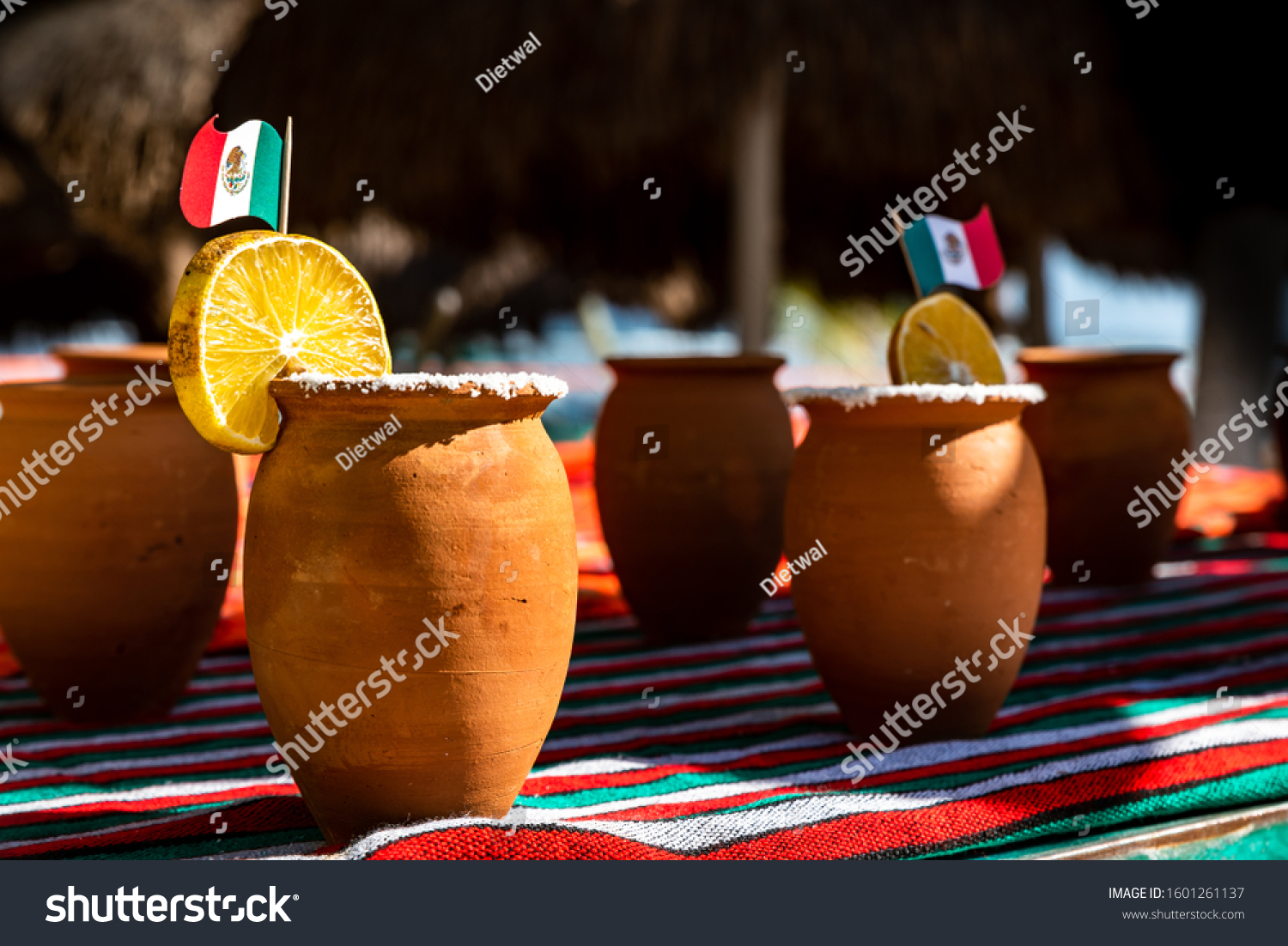 terracotta margarita cups