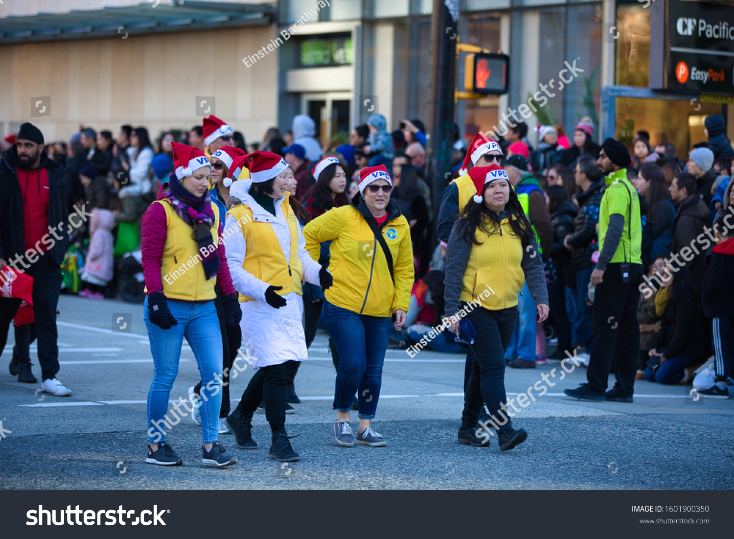 Vancouver Christmas Parade 01 December 2019 Stock Photo 1601900350