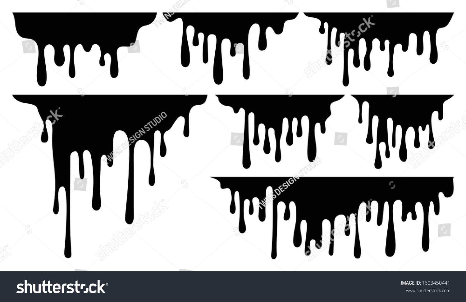 paint drip vector