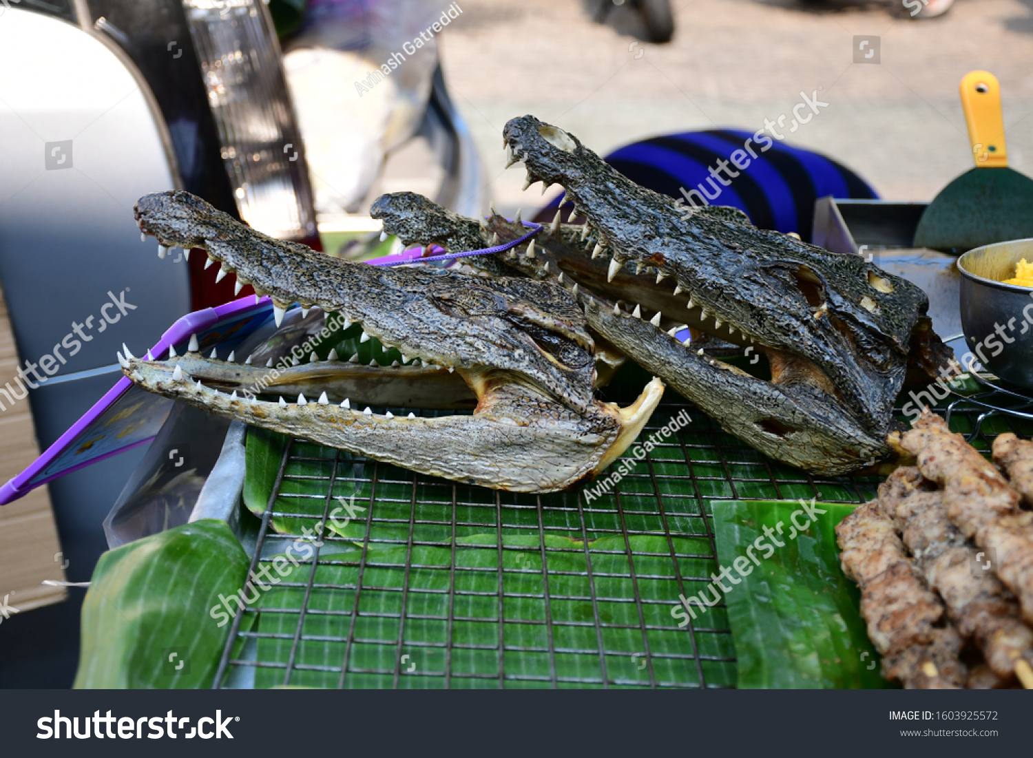 Crocodile Street Food Thailand Stock Photo 1603925572 | Shutterstock