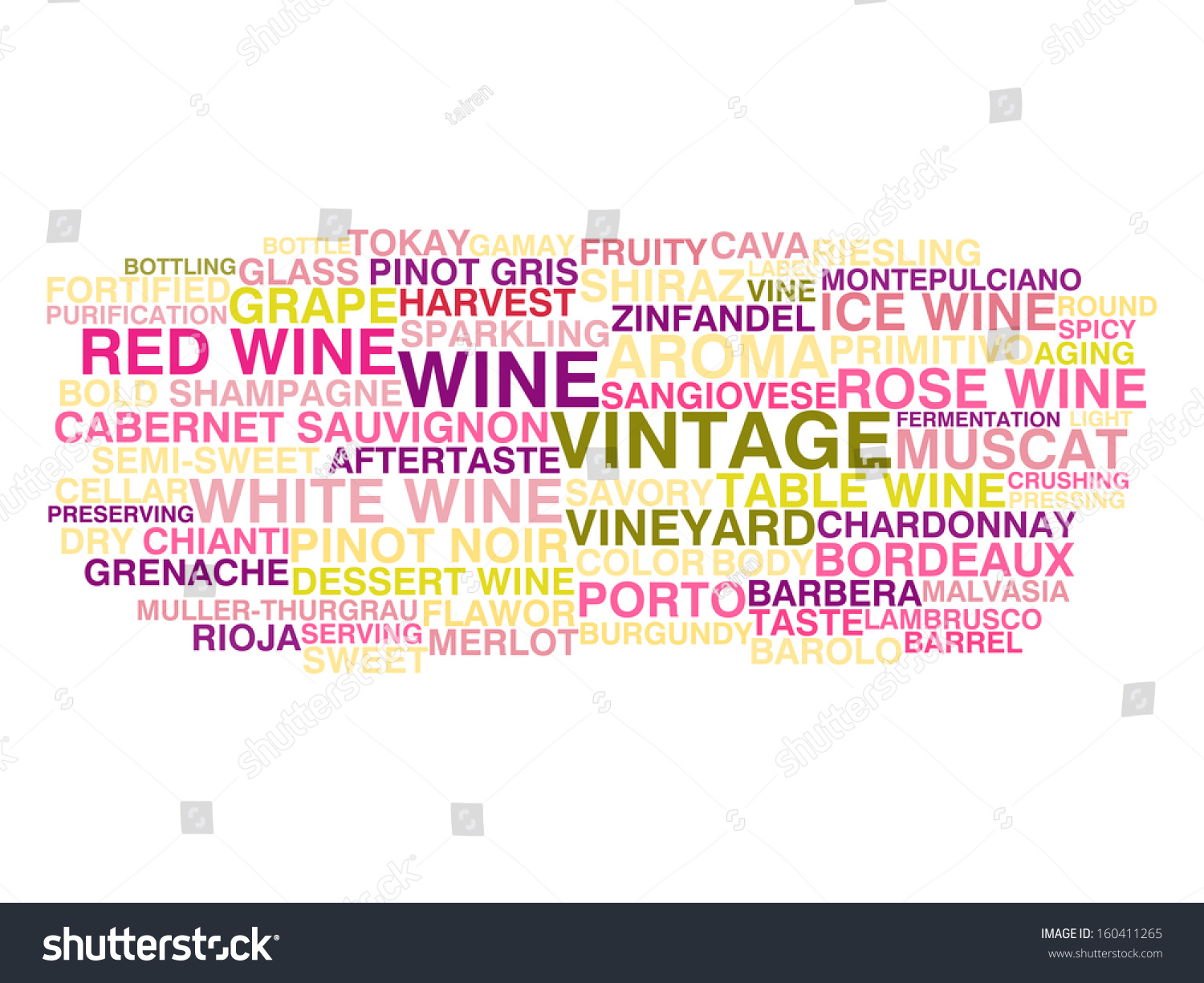 types-wine-word-cloud-concept-stock-vector-royalty-free-160411265
