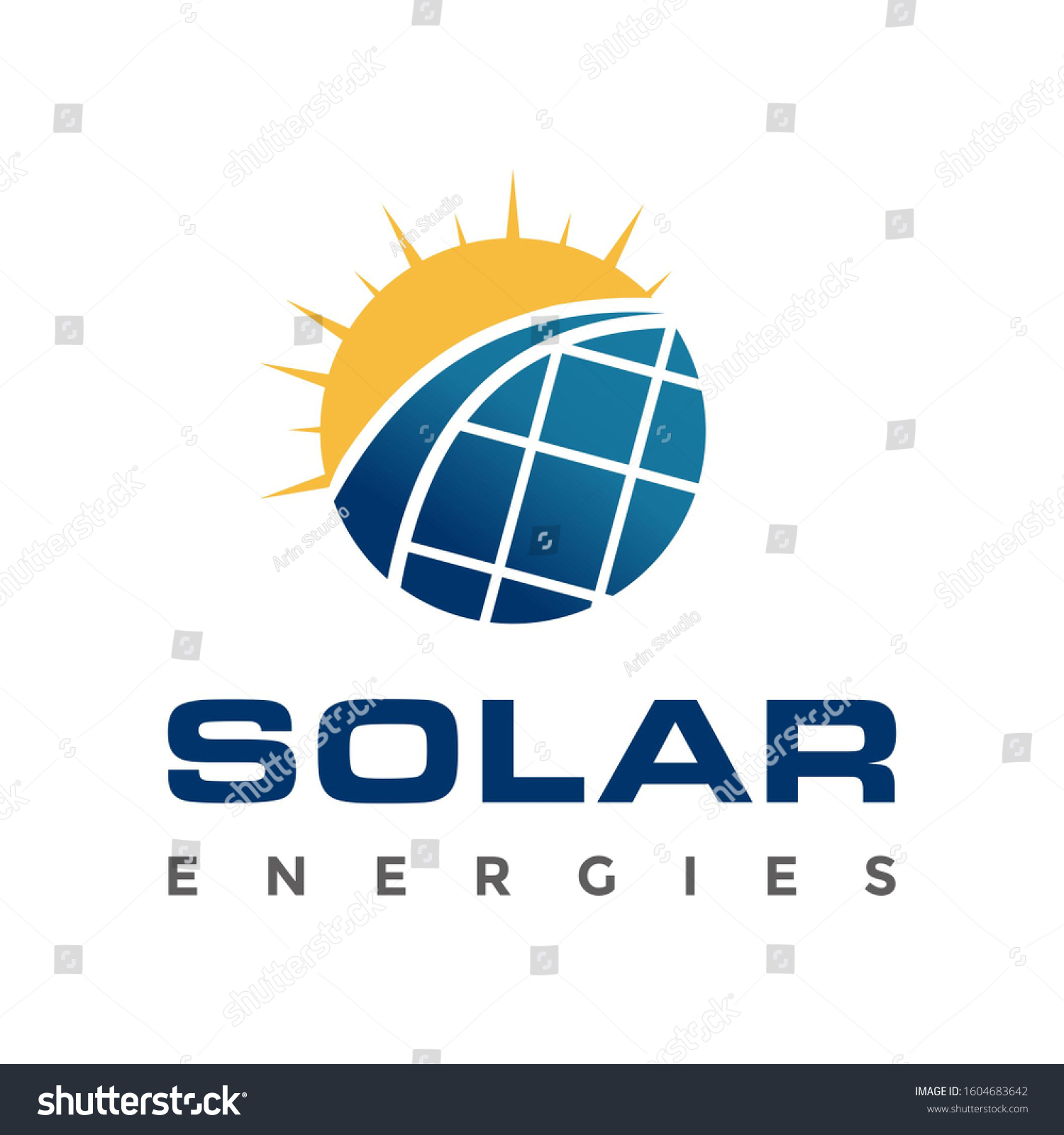 Solar Energies Illustration Logo Brand Stock Illustration 1604683642 ...