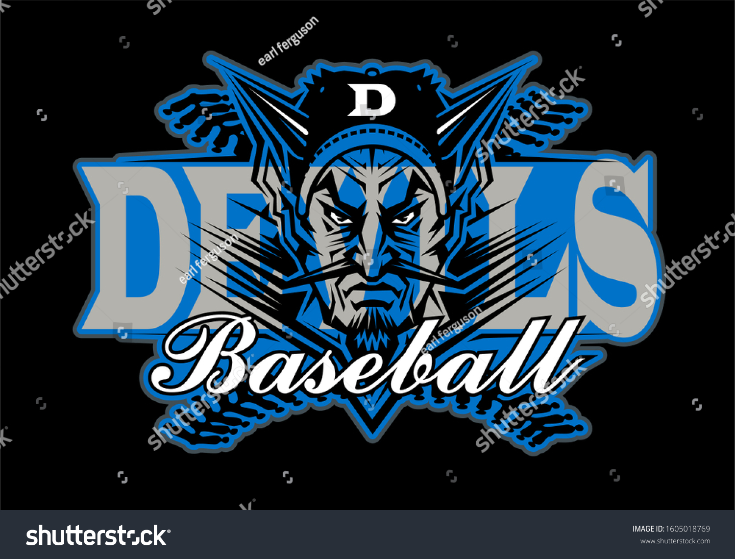 blue devils baseball logo