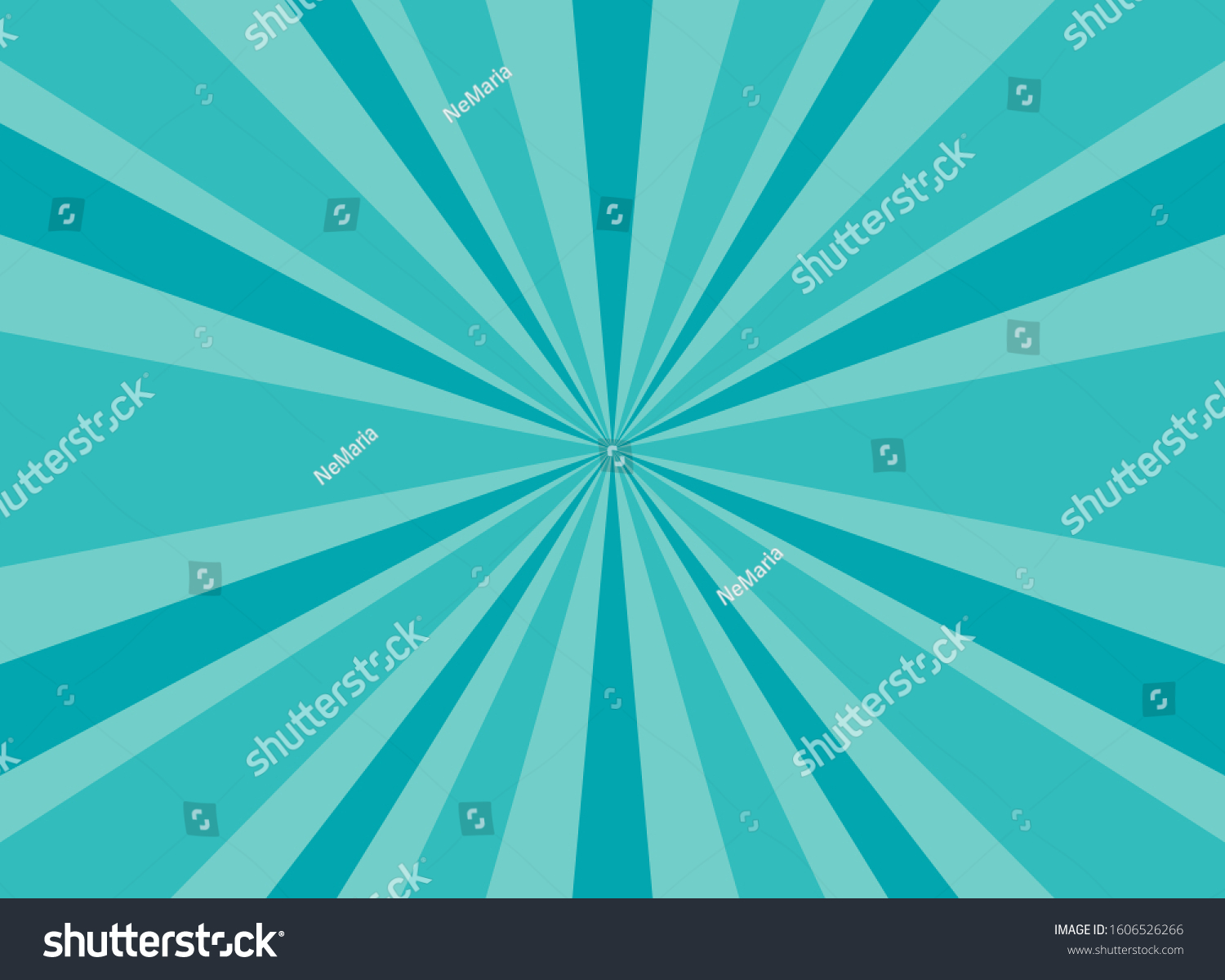 Sunlight Background Blue Color Burst Background Stock Vector Royalty