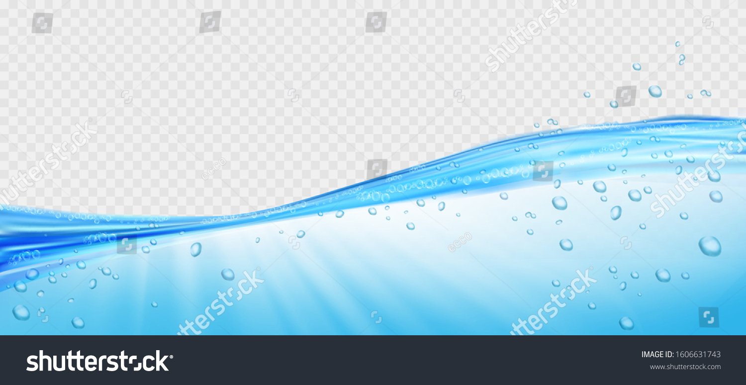 Water Waves Air Bubbles Sunbeams On Stock Vector Royalty Free Shutterstock