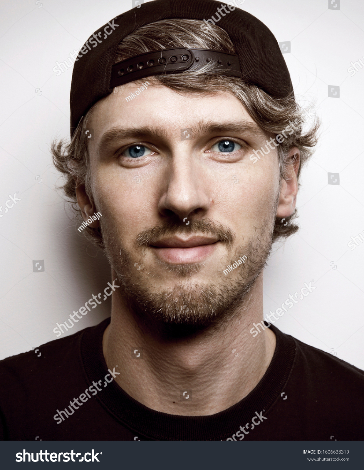 curly baseball hair