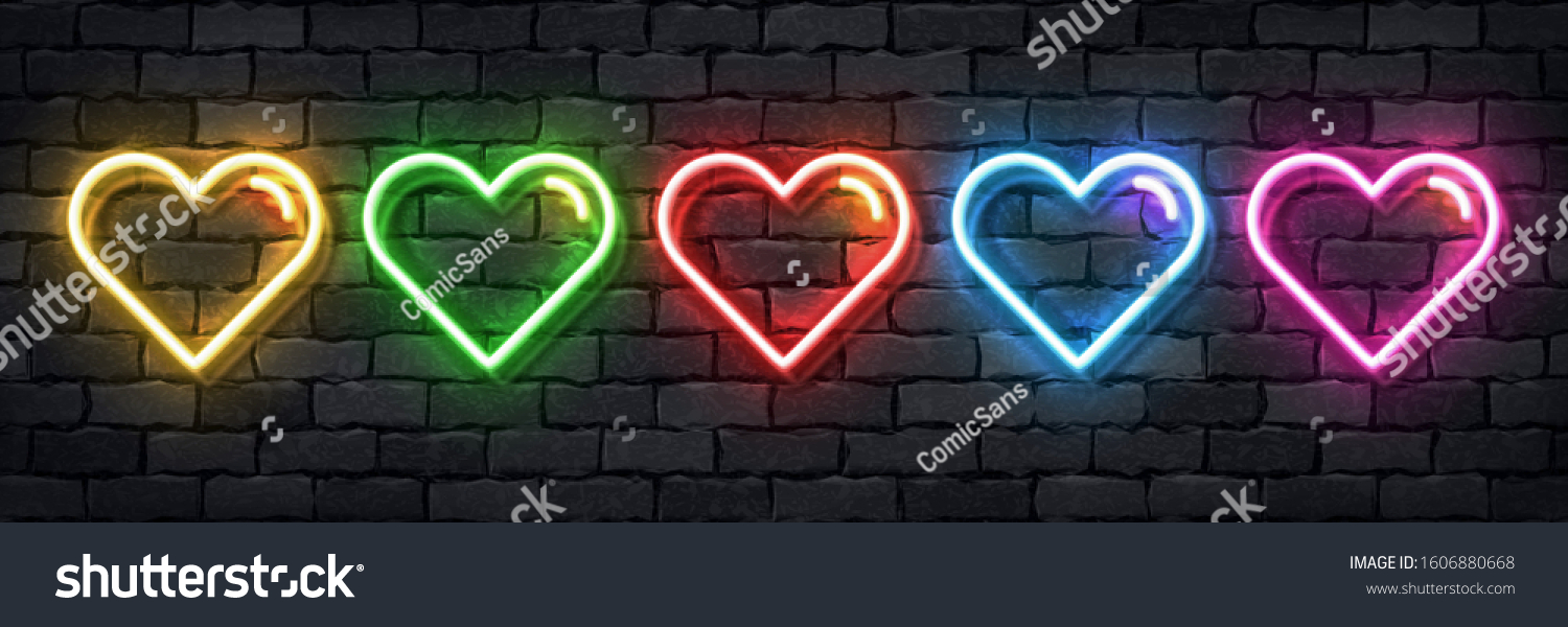 Vector Set Realistic Isolated Neon Sign Stock Vector Royalty Free Vector Set Realistic Isolated Neon Sign Stock Vector Royalty Free