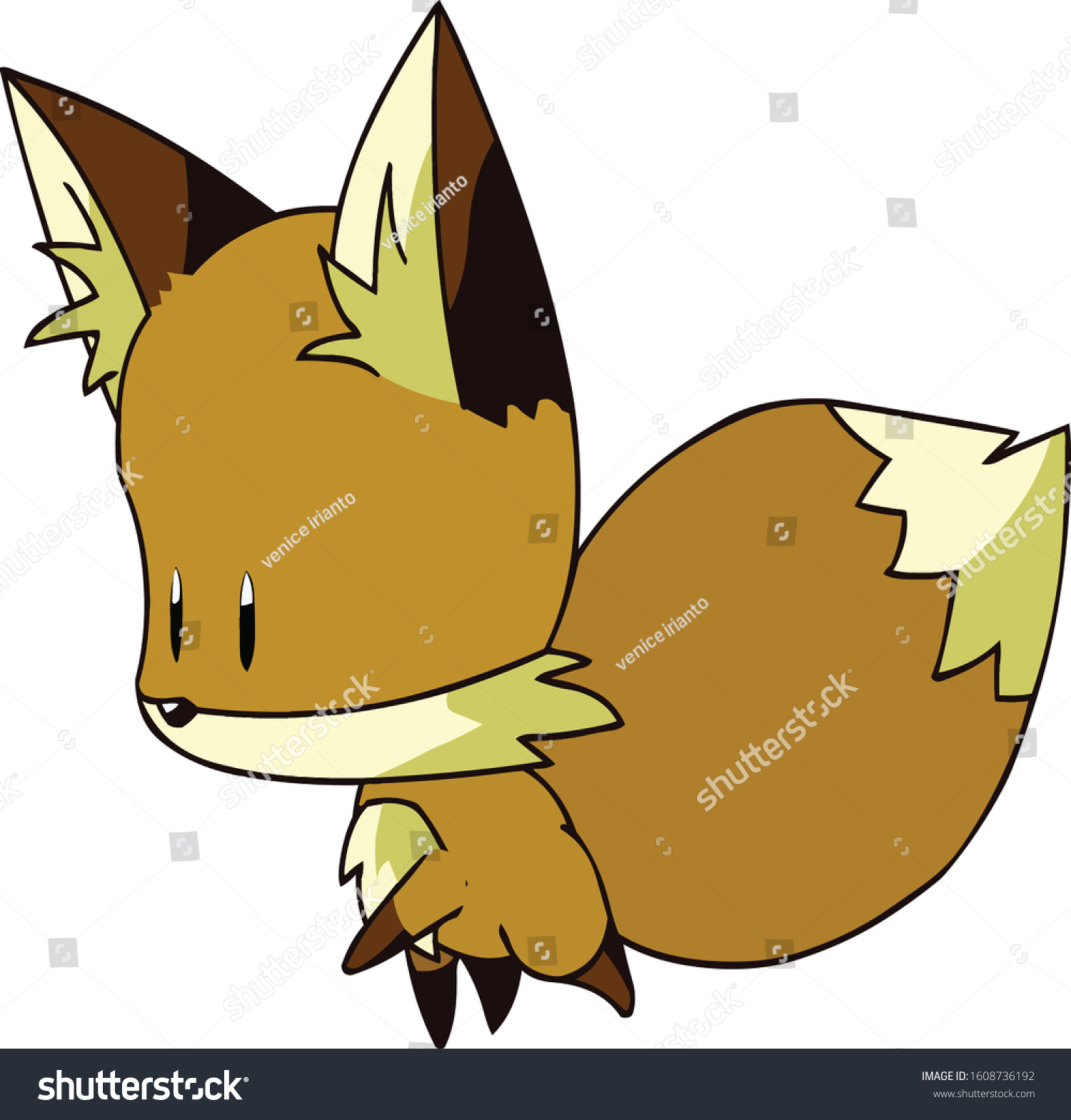 Funny Cartoons Game Characters Stock Vector (Royalty Free) 1608736192