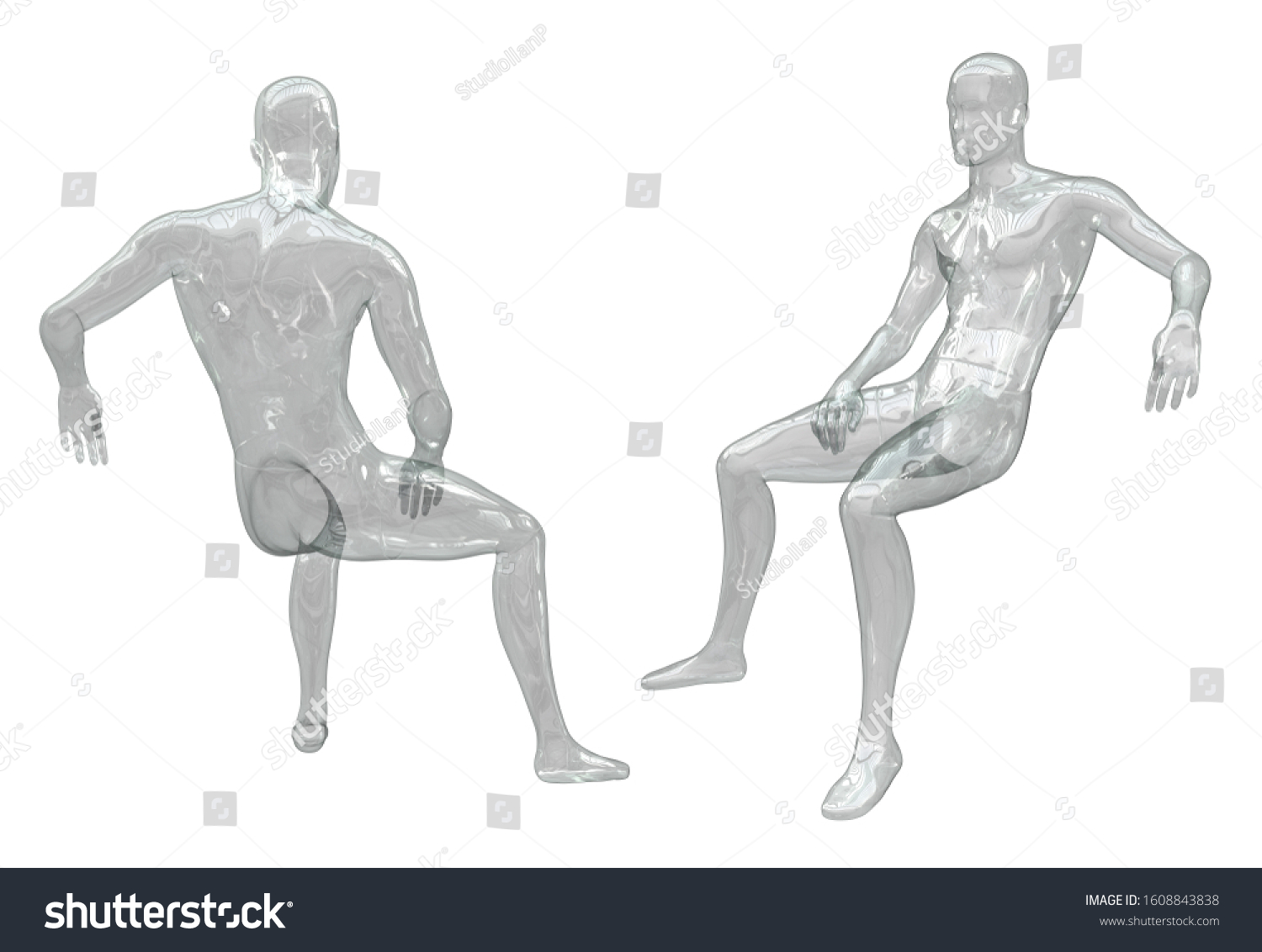 human figure poses sitting