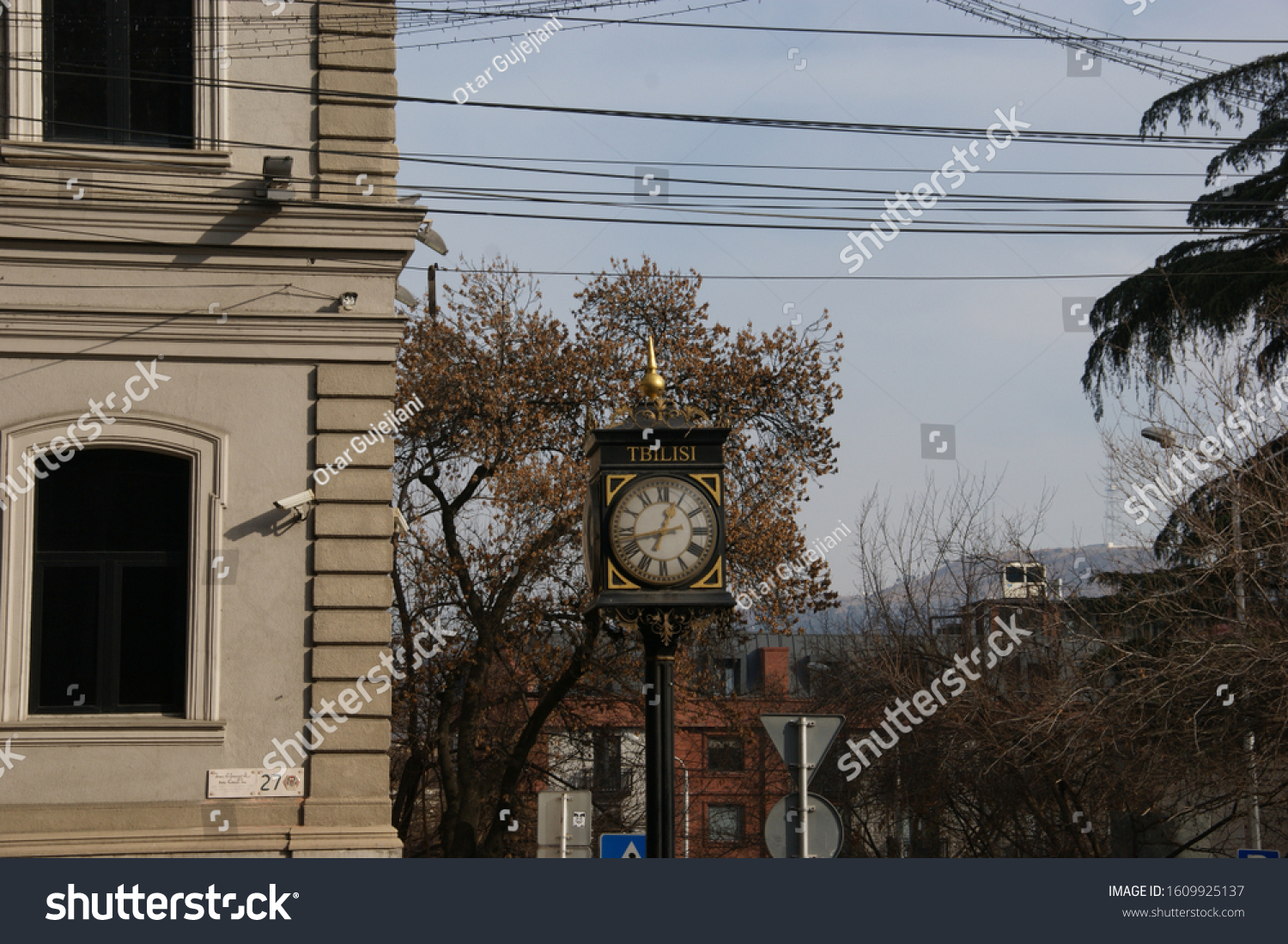 Georgia Tbilisi January 8 2020 Tbilisi Stock Photo 1609925137   Stock Photo Georgia Tbilisi January Tbilisi Streets The Houses And Streets In The City Center 1609925137 