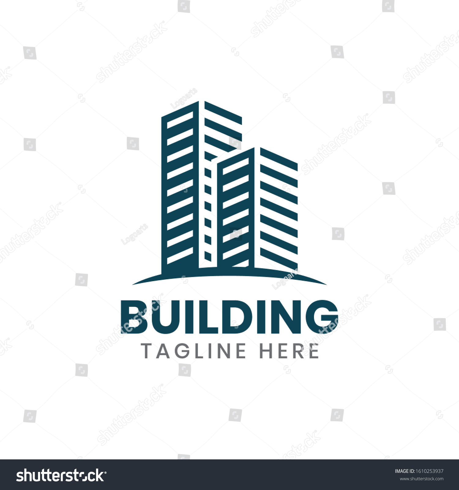 Building Logo Icon Vector Template Stock Vector (Royalty Free ...