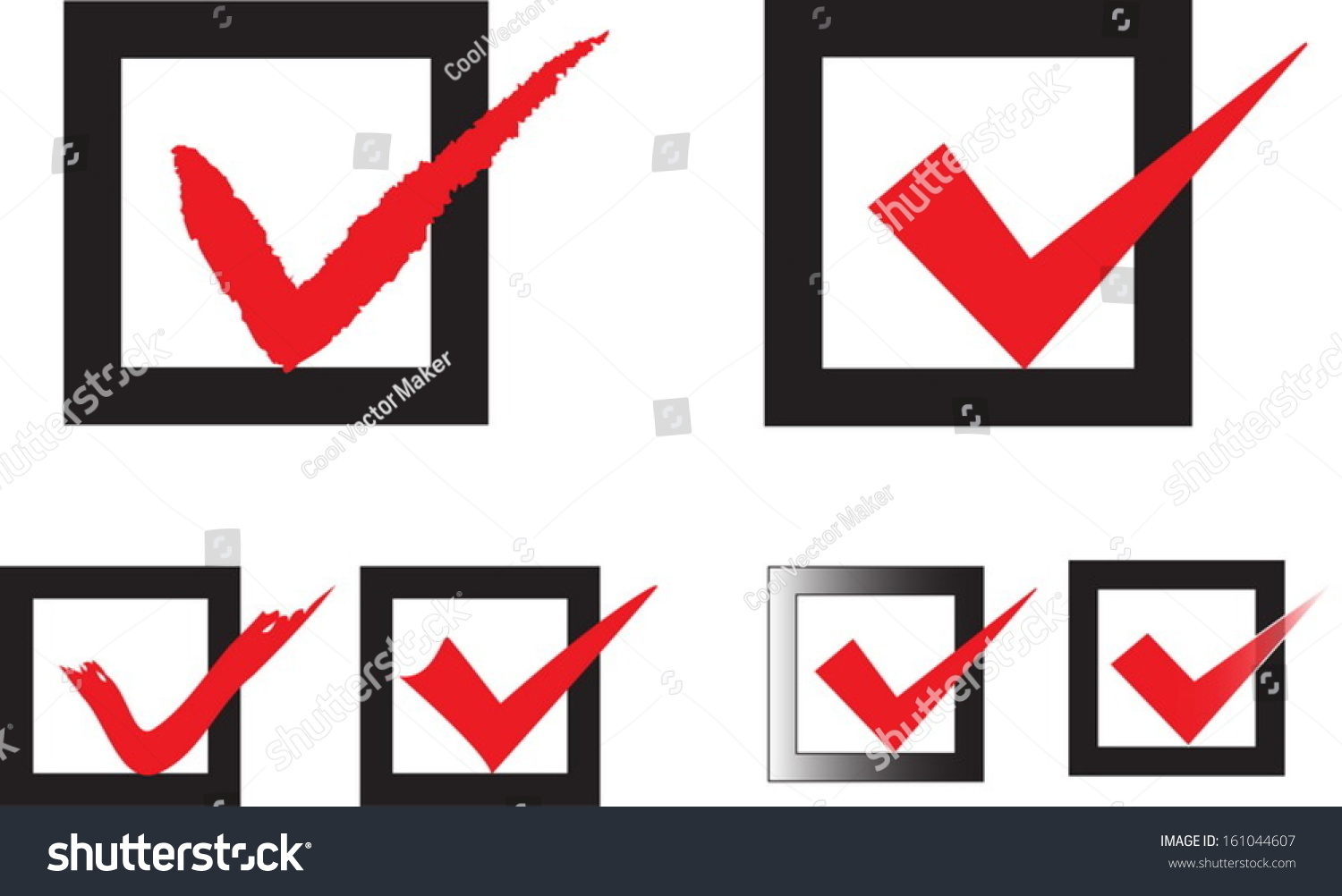 Check Mark Sign Eps 10 Vector Stock Vector (Royalty Free) 161044607 ...