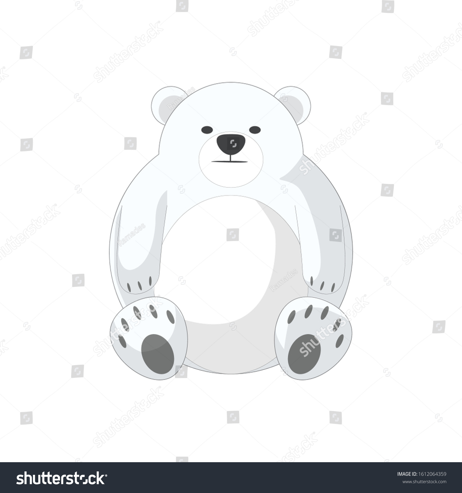 Illustration Polar Bear Vector International Polar Stock Vector ...