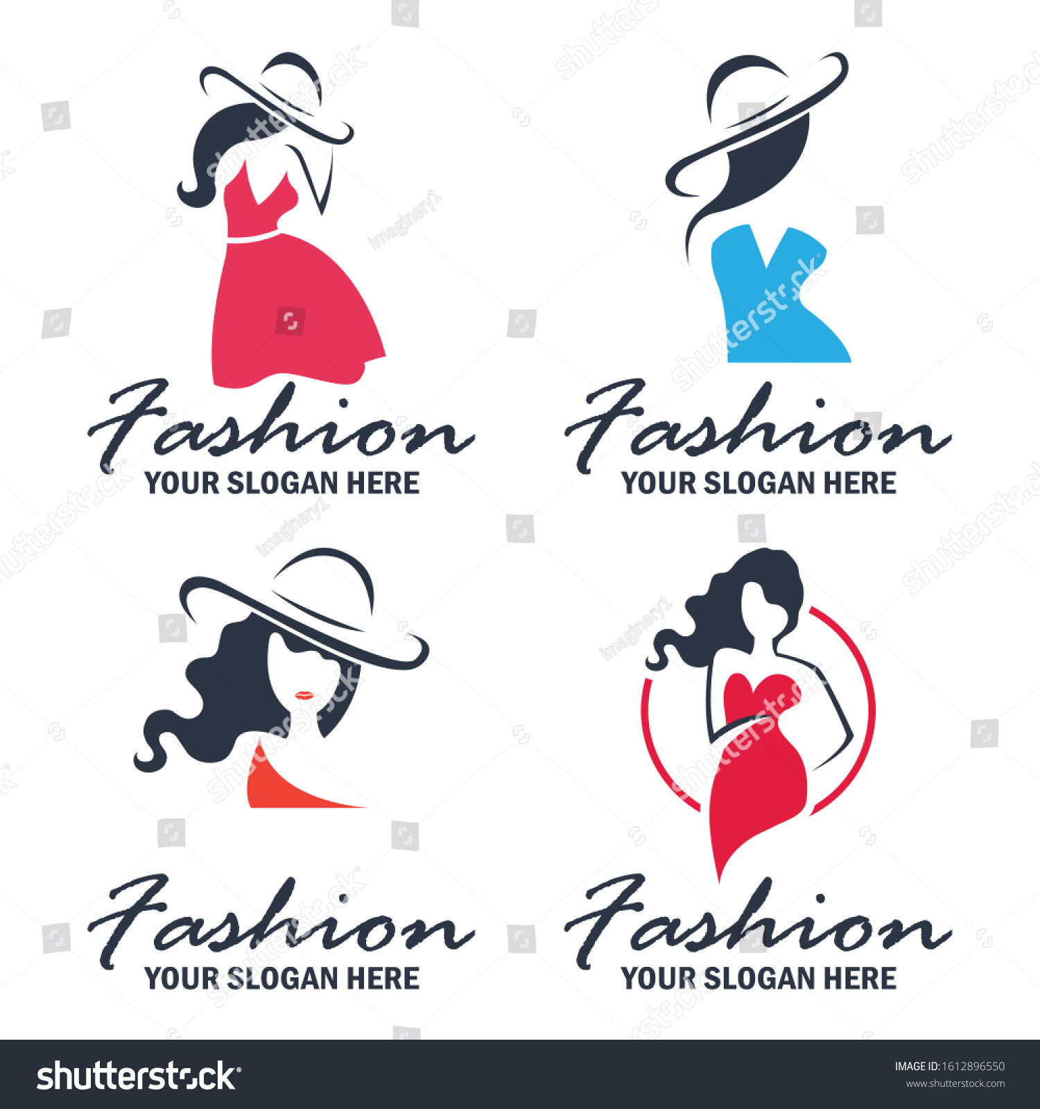 Fashion Beauty Salon Studio Boutique Logo Stock Vector (Royalty Free ...