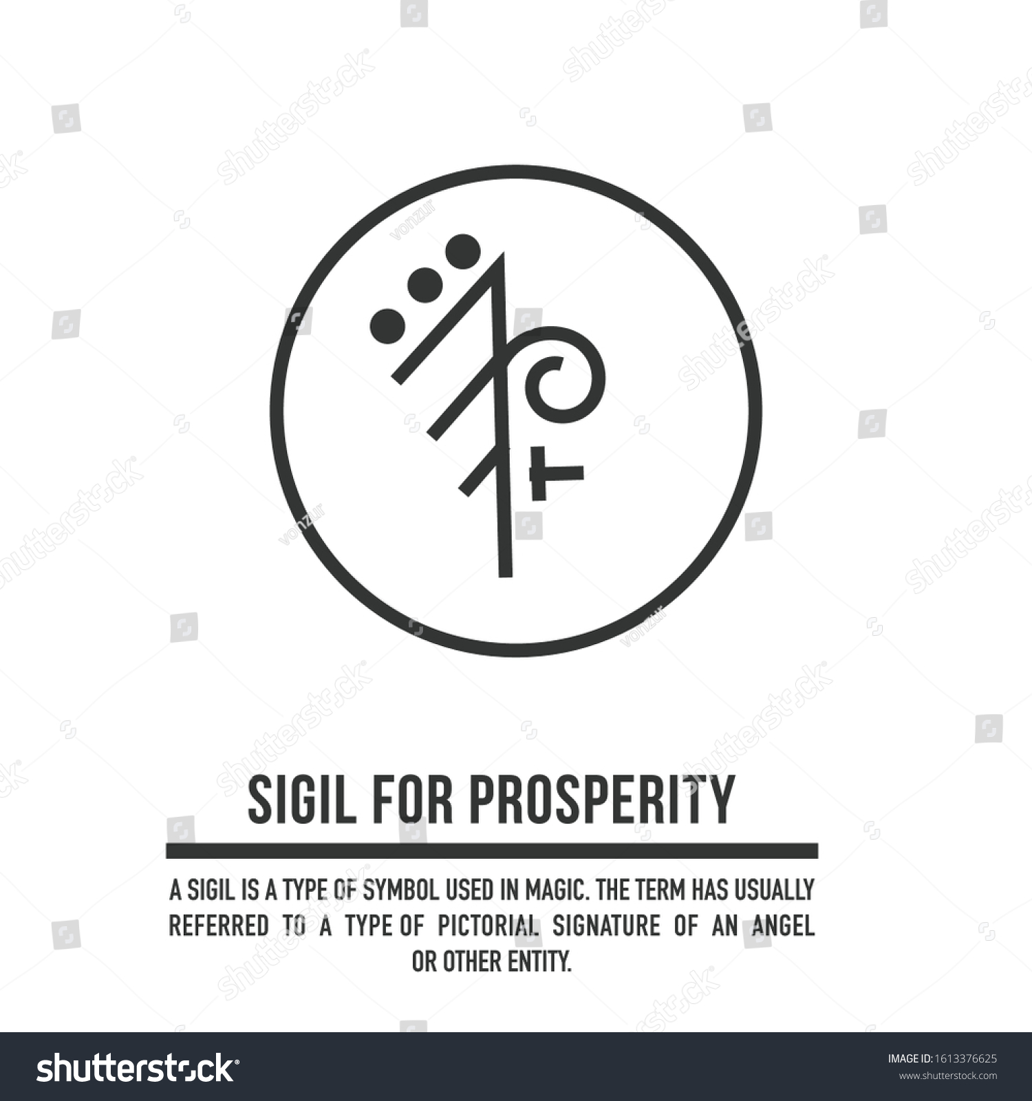 angel prosperity symbol