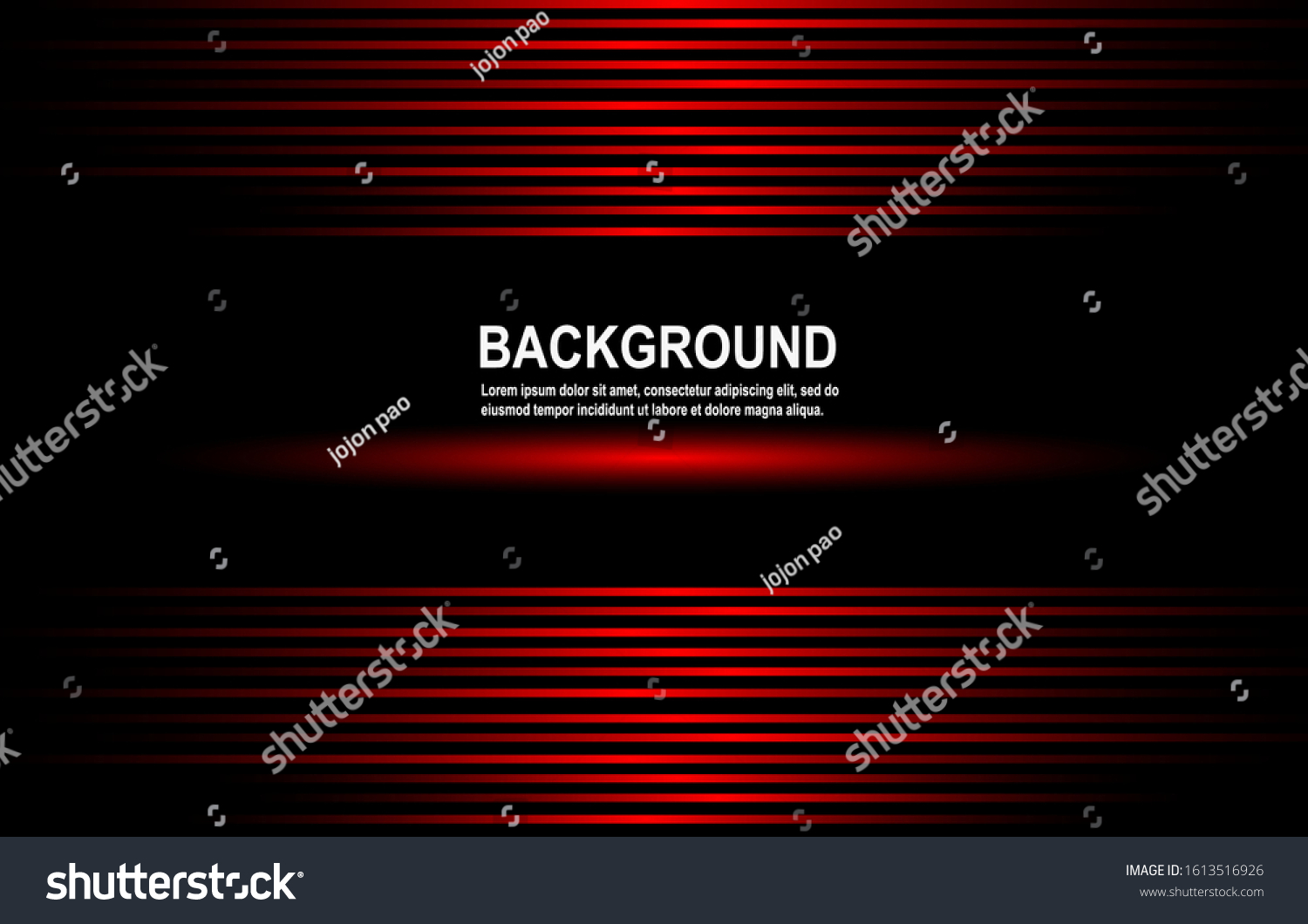 Black Background Red Light Vector Red Stock Vector (Royalty Free ...