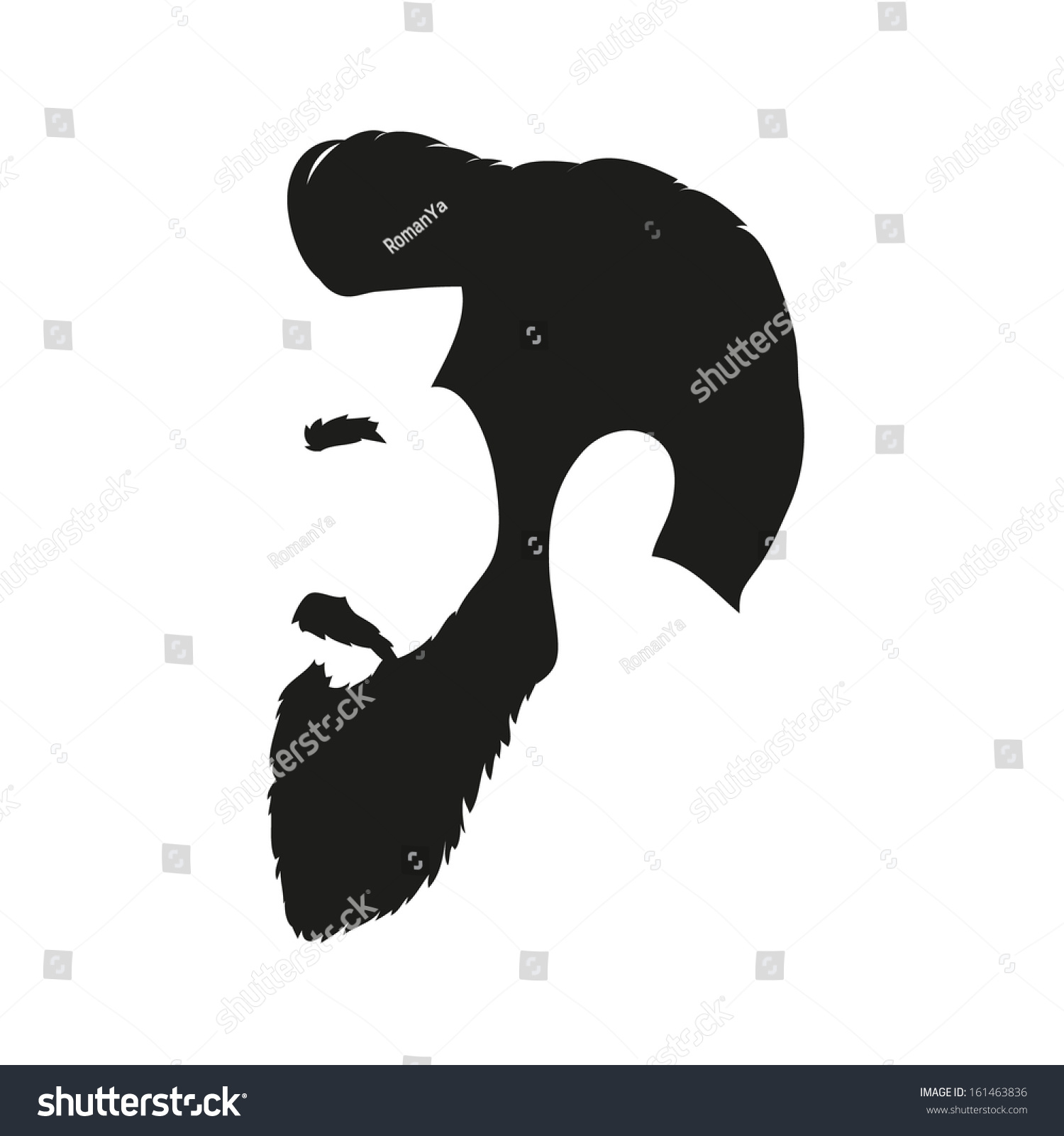 Fashion Silhouette Hipster Style Vector Illustration Stock Vector Royalty Free 161463836 