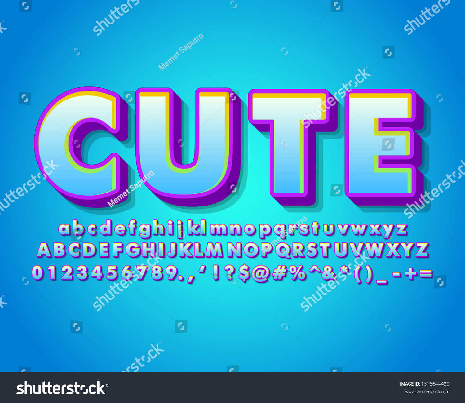 cute-bold-modern-font-fancy-alphabet-stock-vector-royalty-free