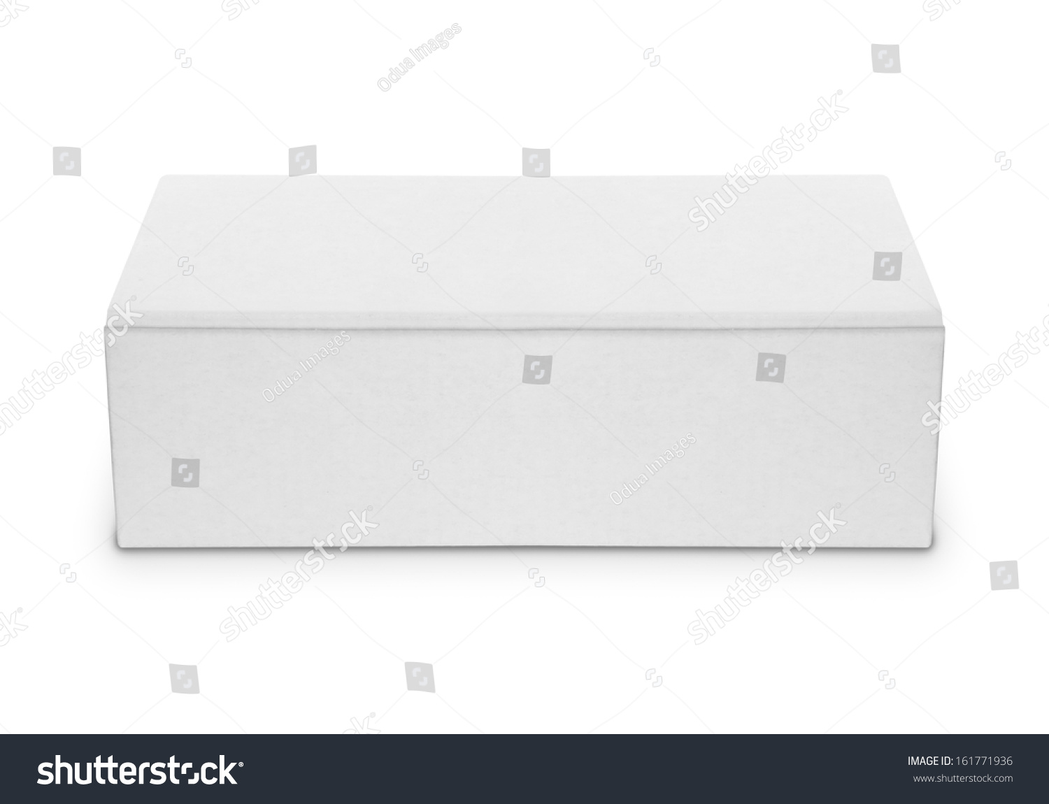 Blank White Box Isolated Over White Stock Photo 161771936 | Shutterstock