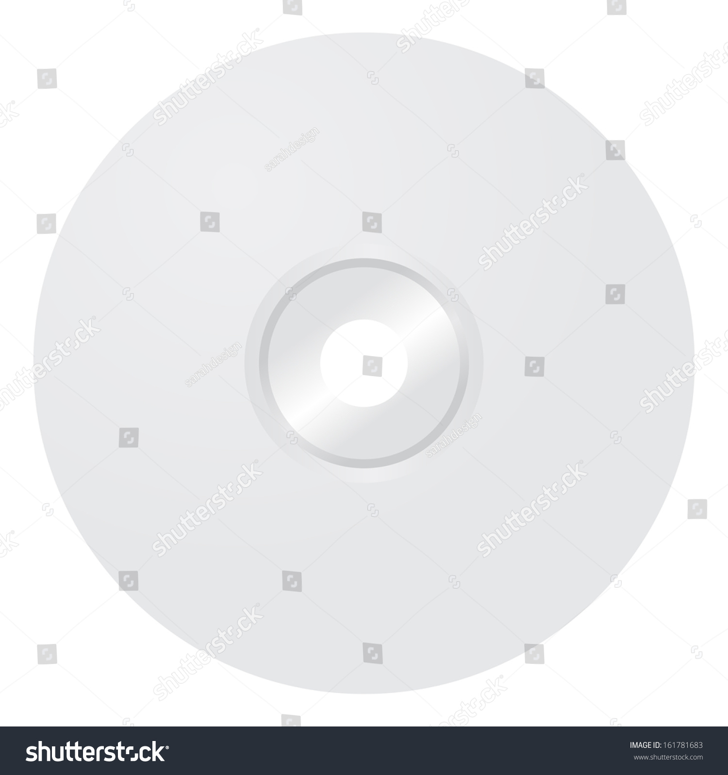 Blank Cd Template Stock Vector (Royalty Free) 161781683 | Shutterstock