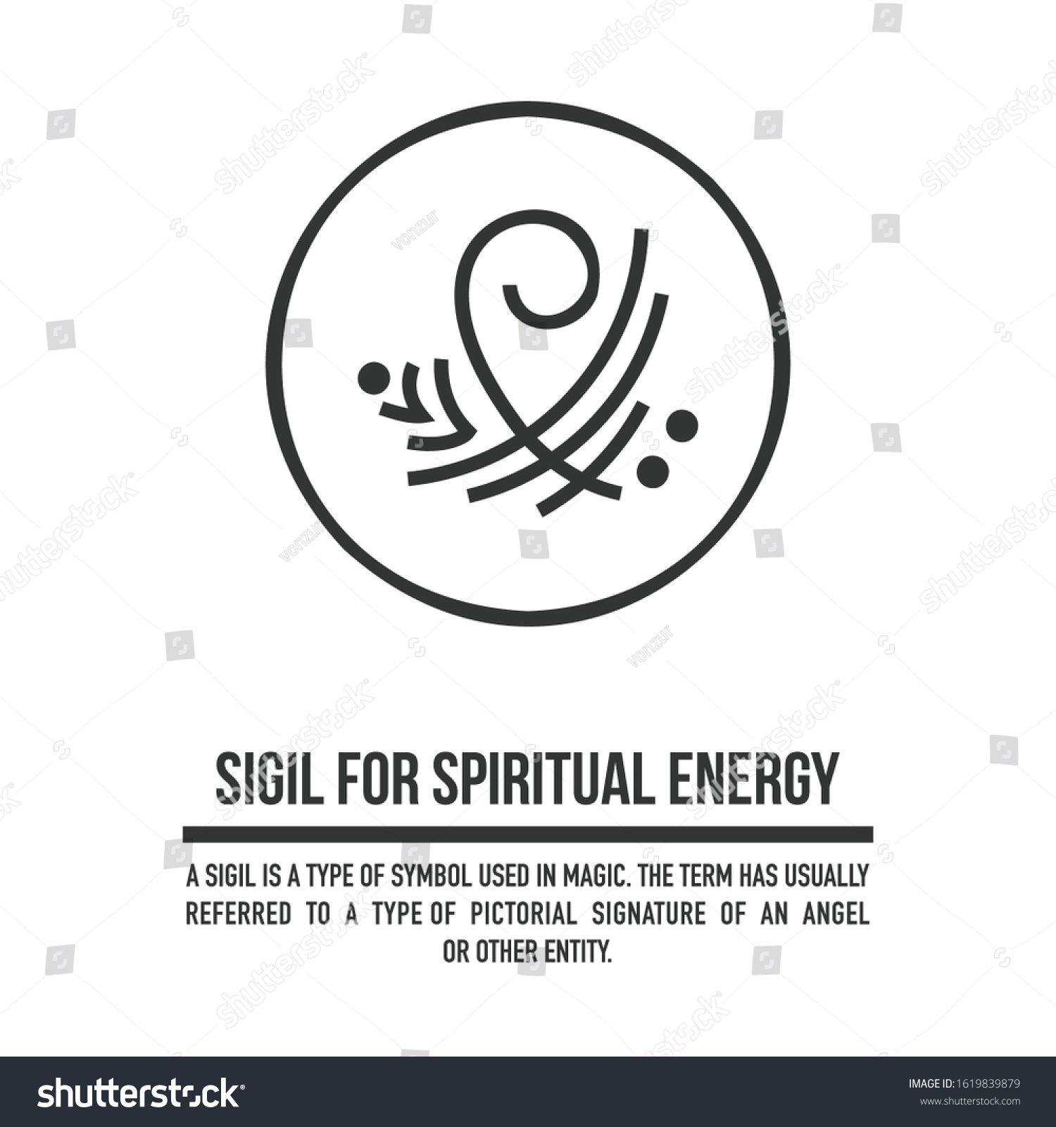 Sigil Help Bring Your Ideas Into Stock Vector (Royalty Free) 1619839879 ...