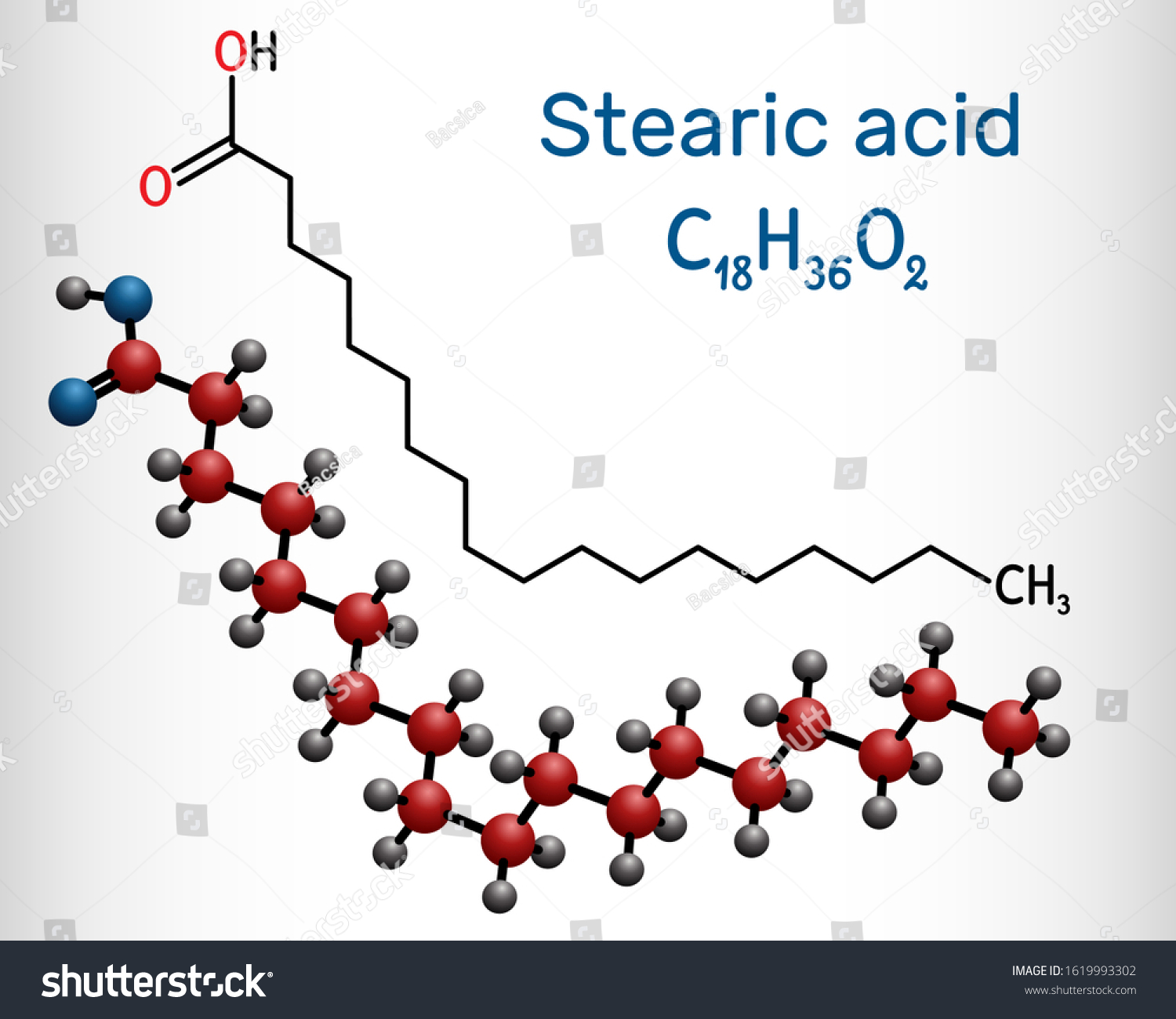 plan Amuse Fraud 54 Stearic Acid Stock Vectors, Images & Vector Art | Shutterstock