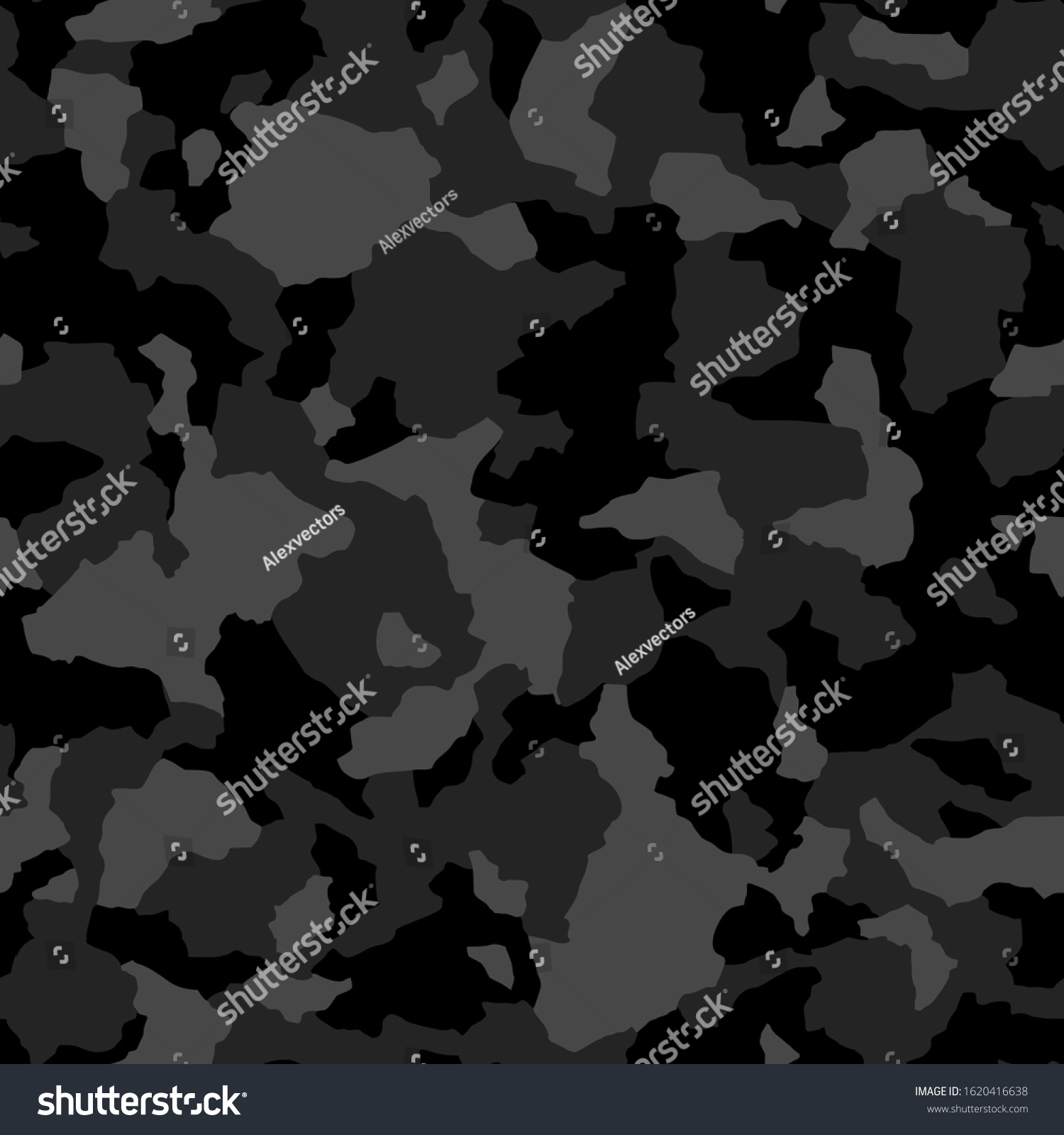 Camouflage Seamless Pattern Stained Camo Texture Stock Vector (Royalty ...