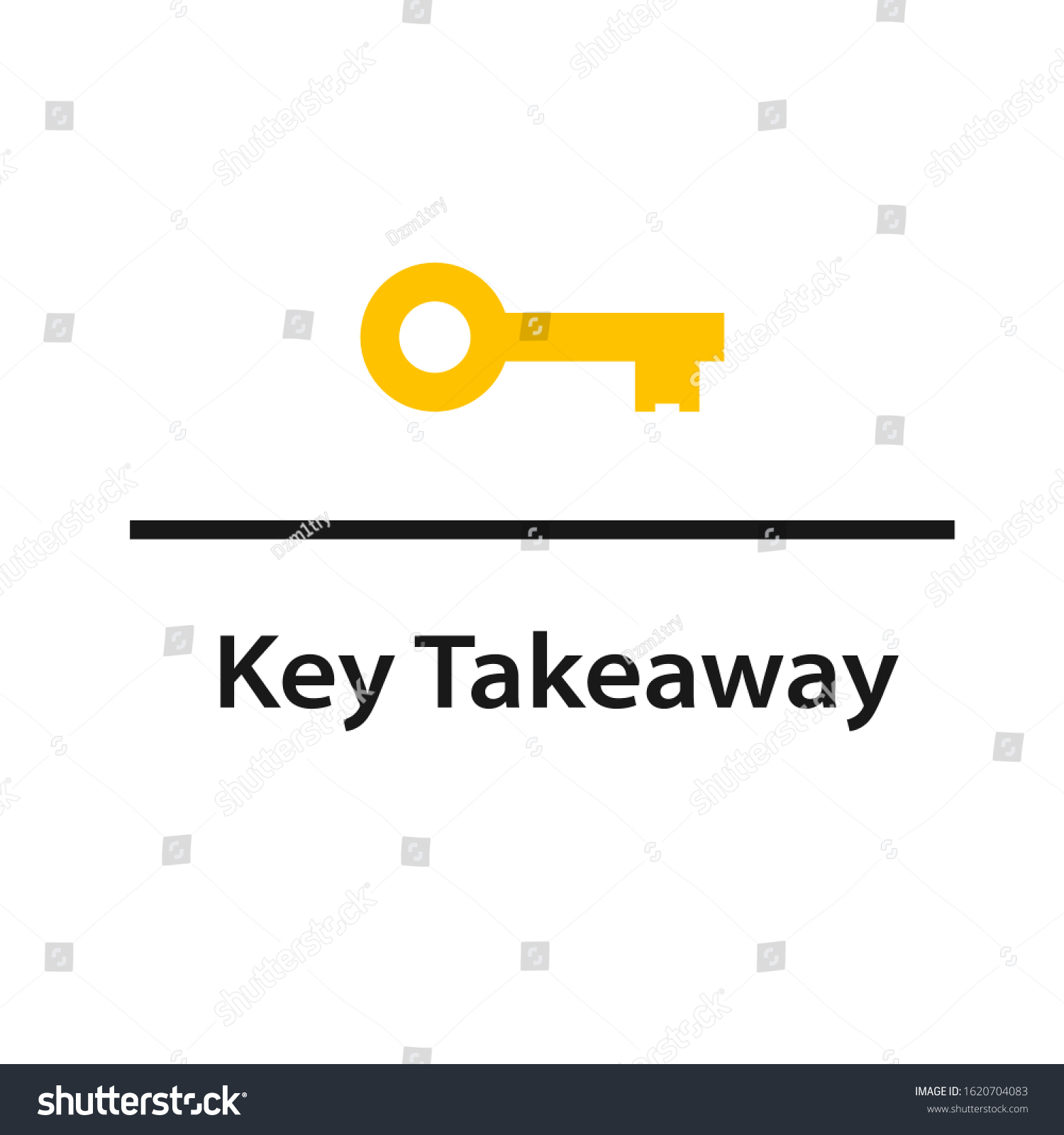 key-takeaway-design-clipart-image-isolated-stock-vector-royalty-free