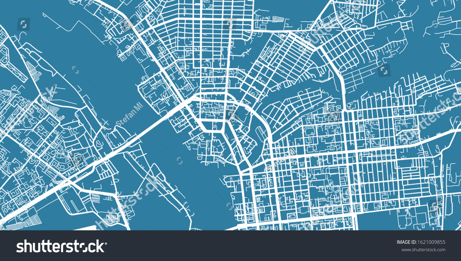 Detailed Vector Map Omsk Scale 110 Stock Vector (Royalty Free ...