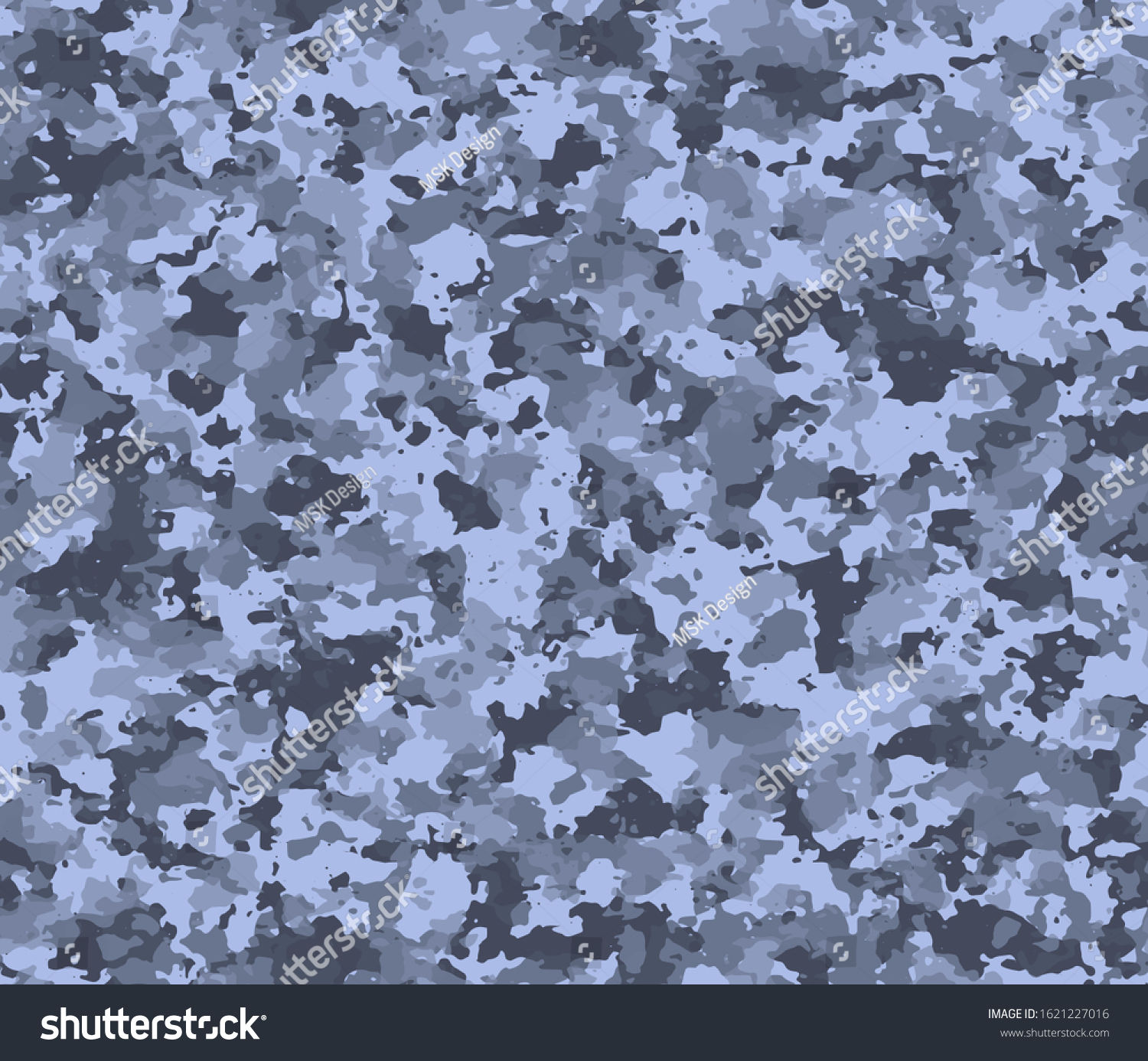 Full Seamless Gray Camouflage Skin Pattern Stock Vector (Royalty Free ...