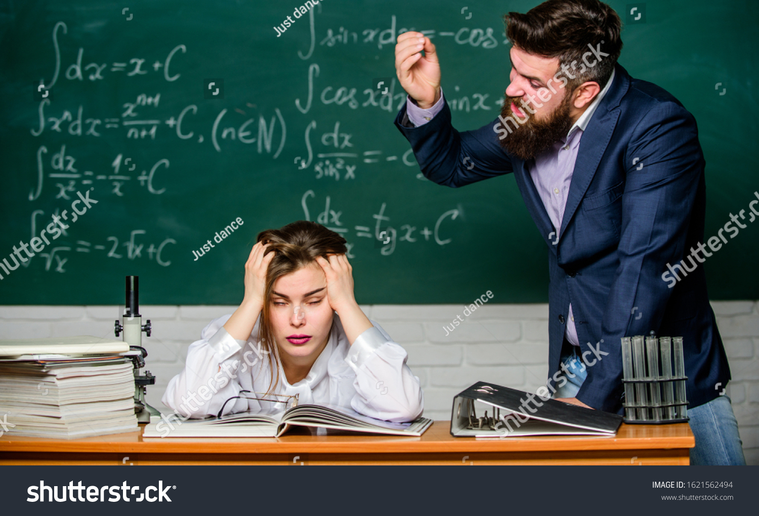 Rebuke Punishment You Should Make More Stock Photo 1621562494 ...