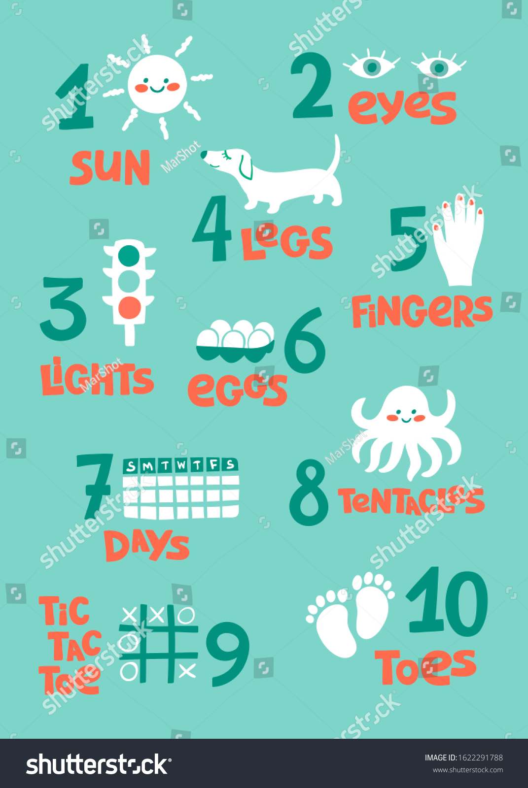 numbers-counting-practice-printable-poster-worksheet-stock-illustration-1622291788-shutterstock