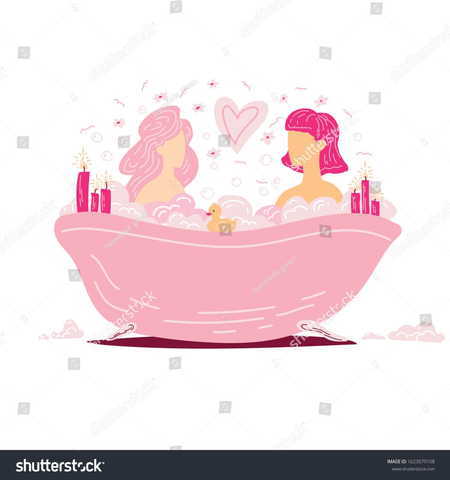 Lesbian Bathroom Scene