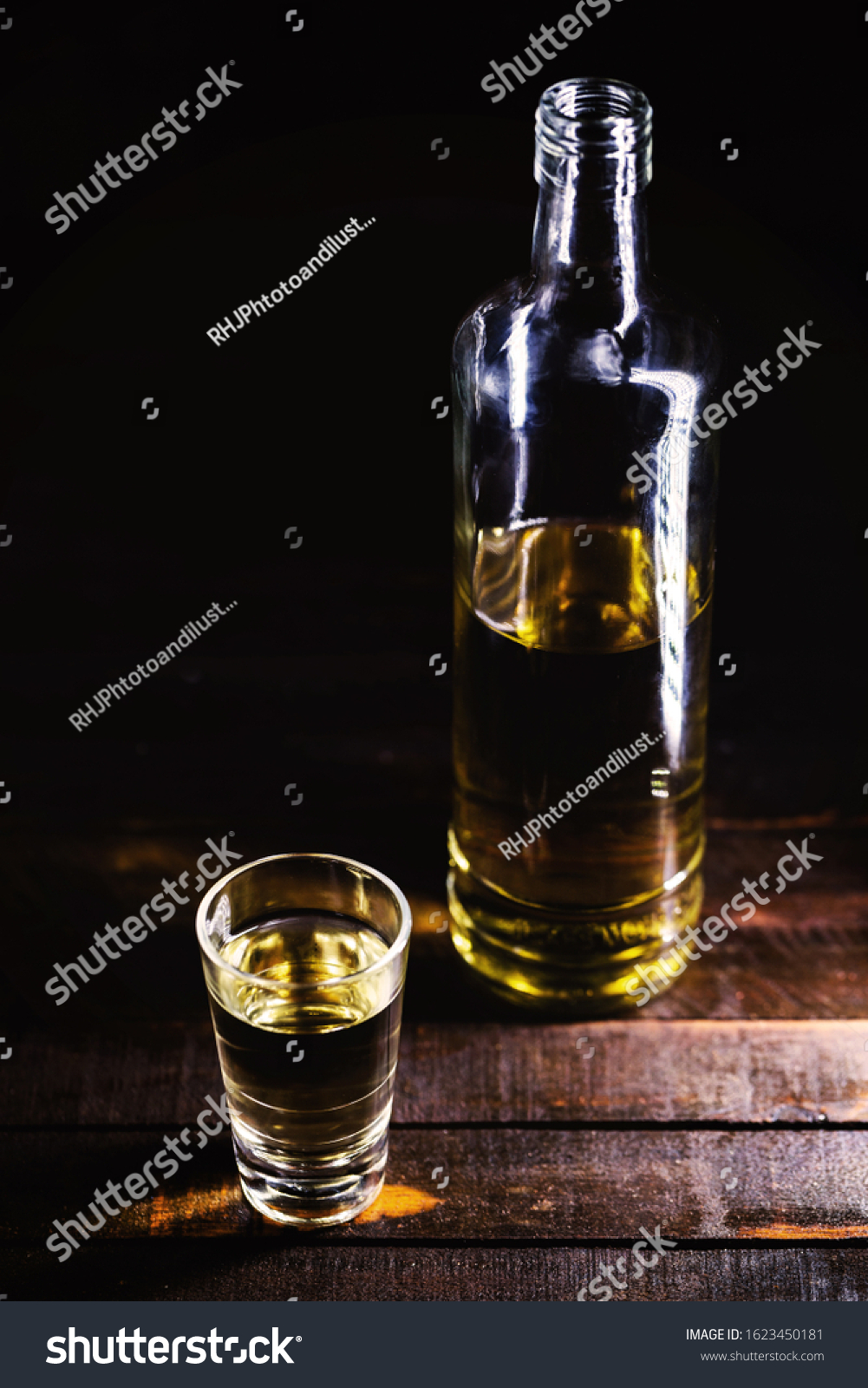 Aguardiente Brandy Traditional Spanish Brazilian Drink Stock Photo ...