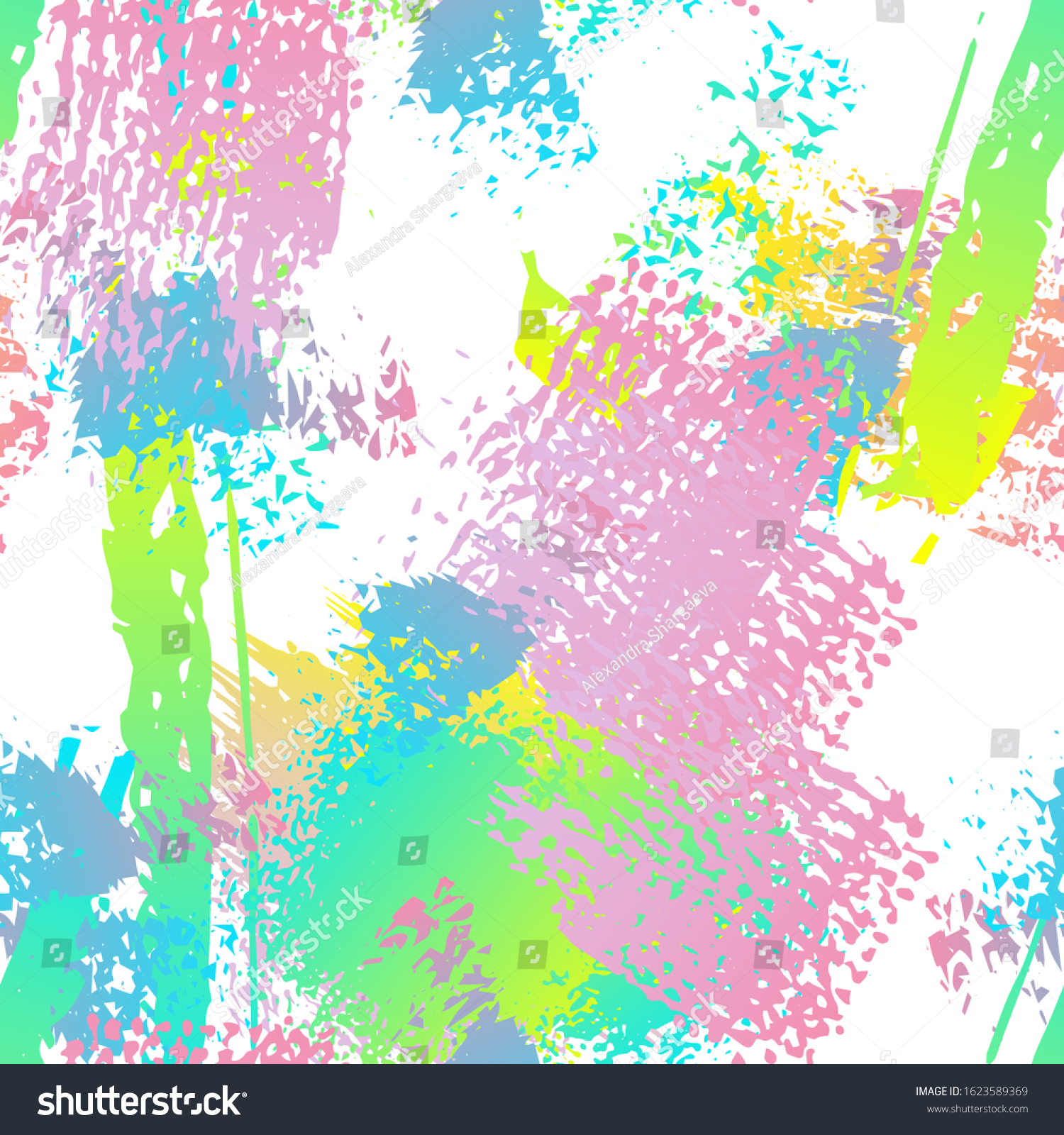 Color Textures 2d Rendering 库存插图 Shutterstock