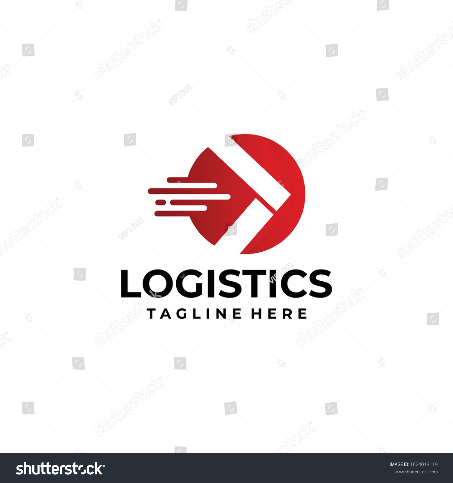 Logistic Logo Icon Vector Isolated Stock Vector (Royalty Free ...