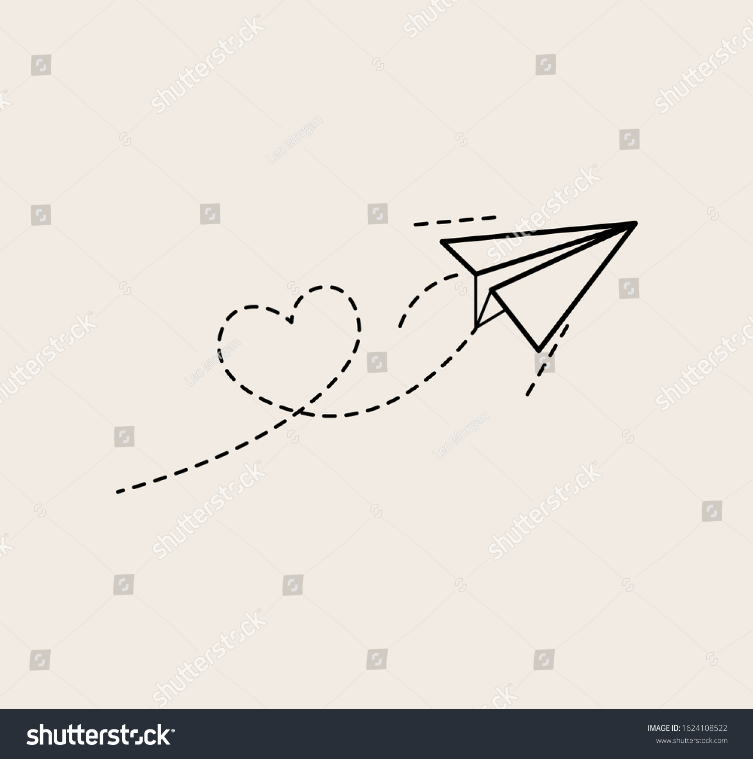 6,793 Paper Plane Love Images, Stock Photos & Vectors 