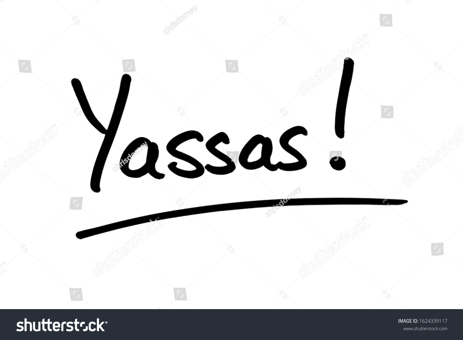 yassas-formal-greek-word-hello-handwritten-stock-illustration