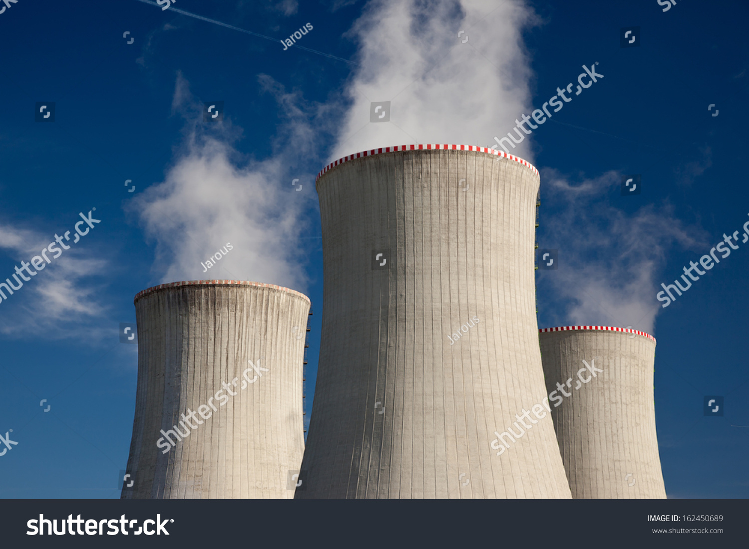 Detail Power Plant Cooling Towers Stock Photo 162450689 | Shutterstock