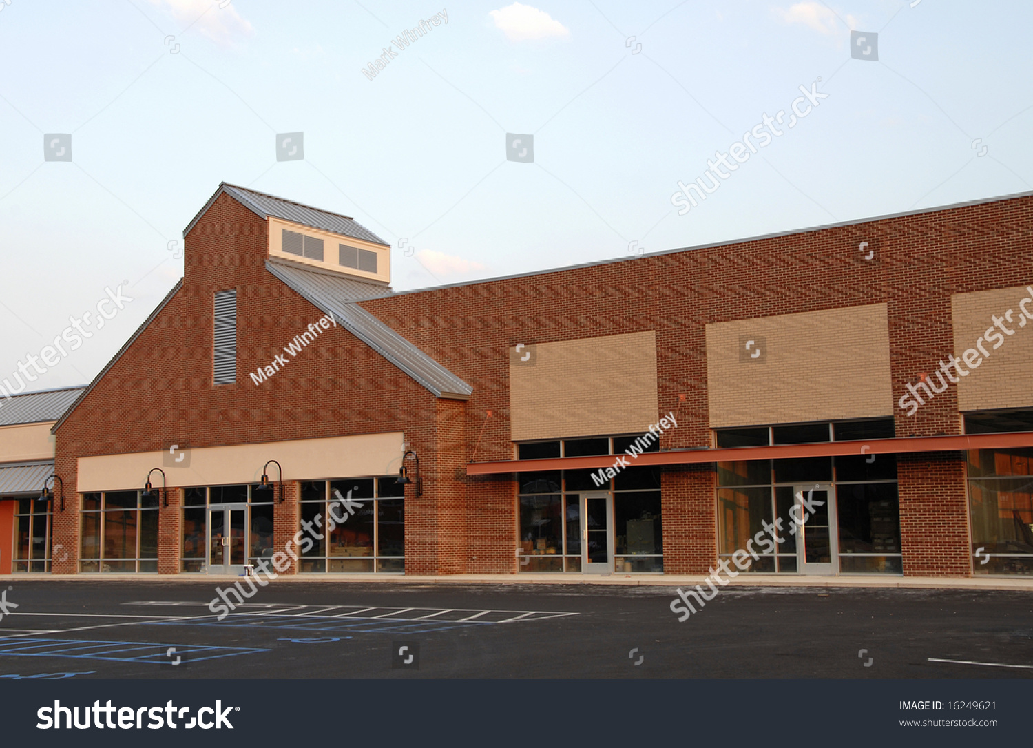 New Commercial Building Retail Office Space Stock Photo 16249621   Stock Photo New Commercial Building With Retail And Office Space 16249621 