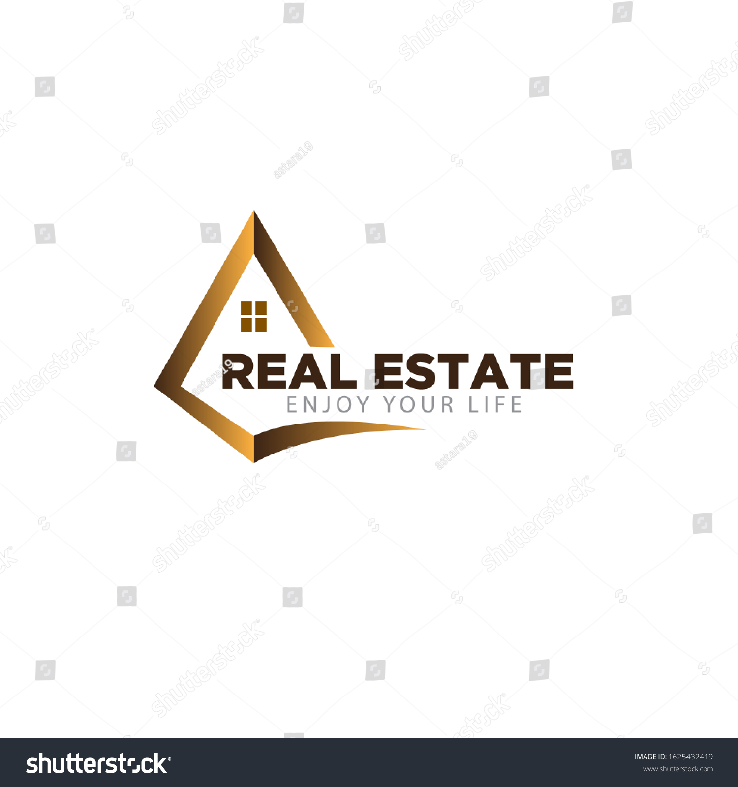 Real Estate Simple Logo Designs Modern Stock Vector (Royalty Free ...